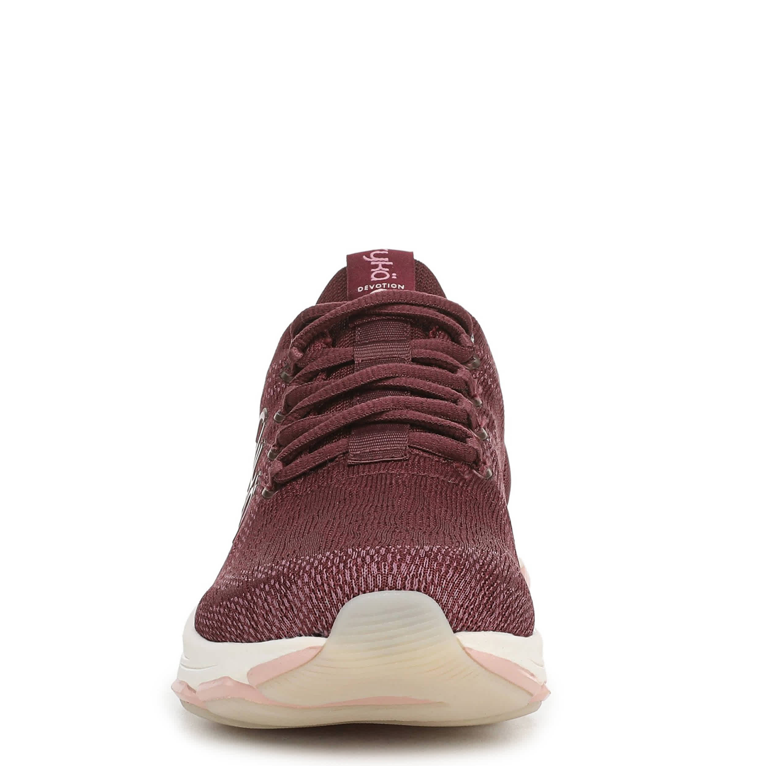 RYKA-WOMENS DEVOTION X WALKING SNEAKER-DARK RED & 