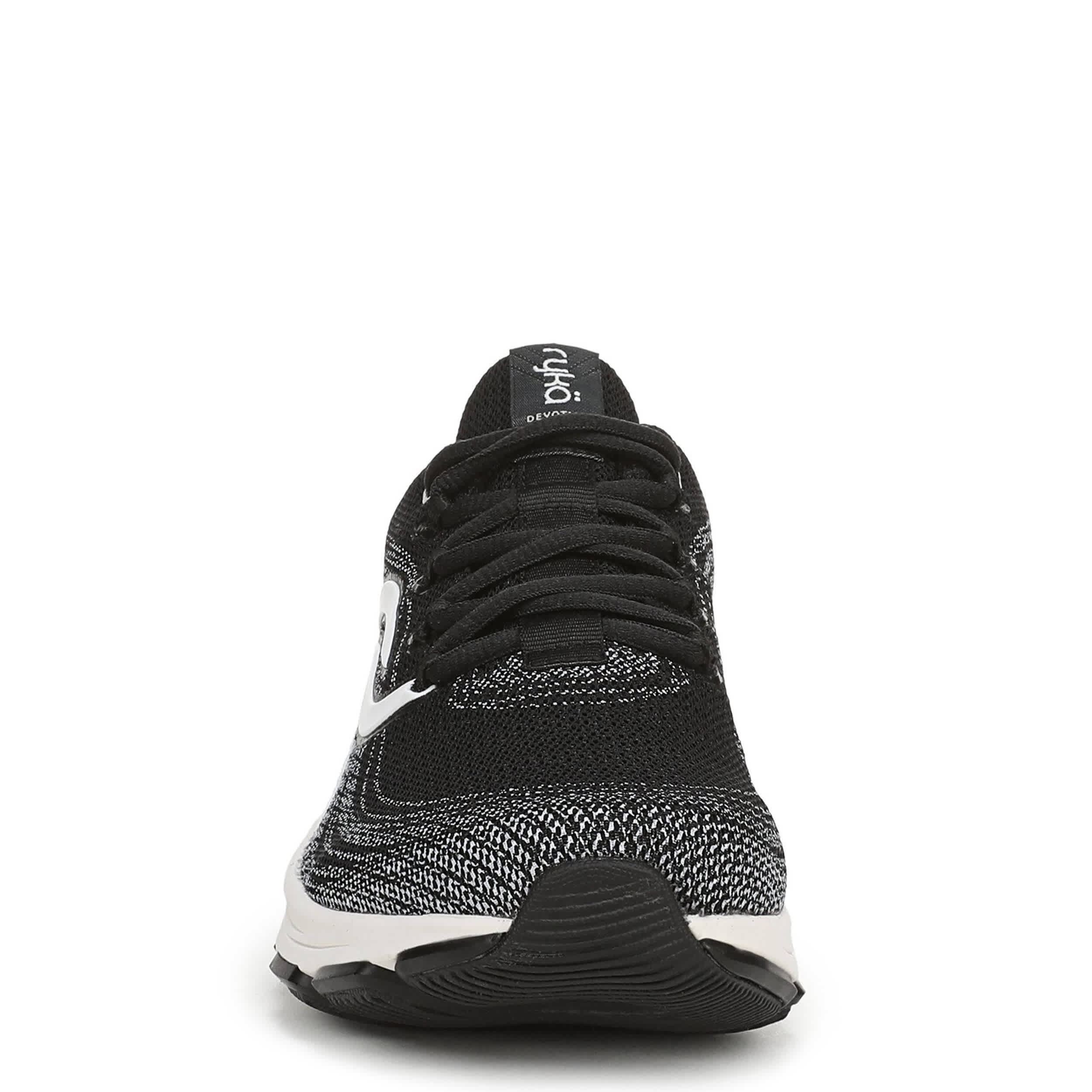 RYKA-WOMENS DEVOTION X 2 WALKING SNEAKER-BLACK & WHITE