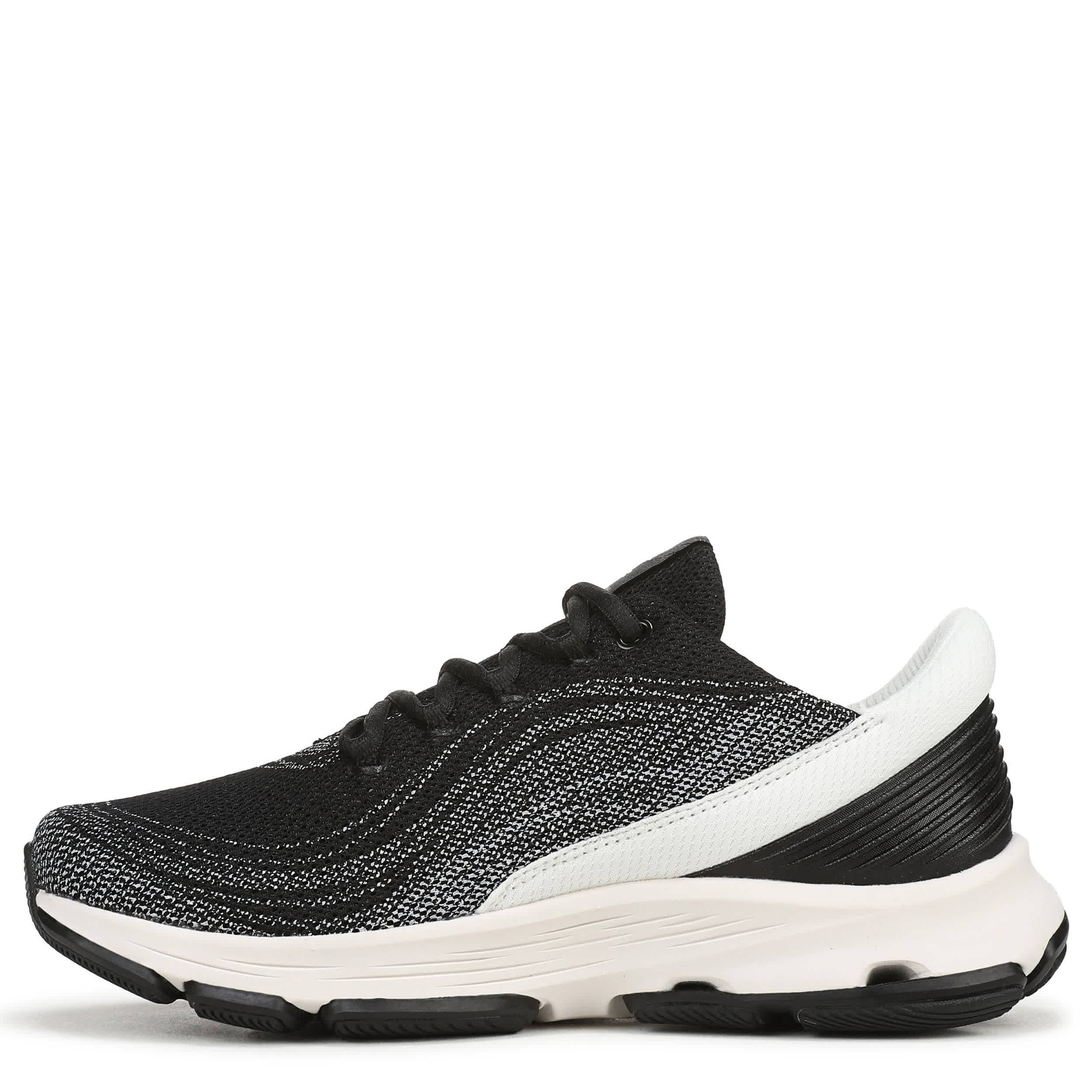 RYKA-WOMENS DEVOTION X 2 WALKING SNEAKER-BLACK & WHITE