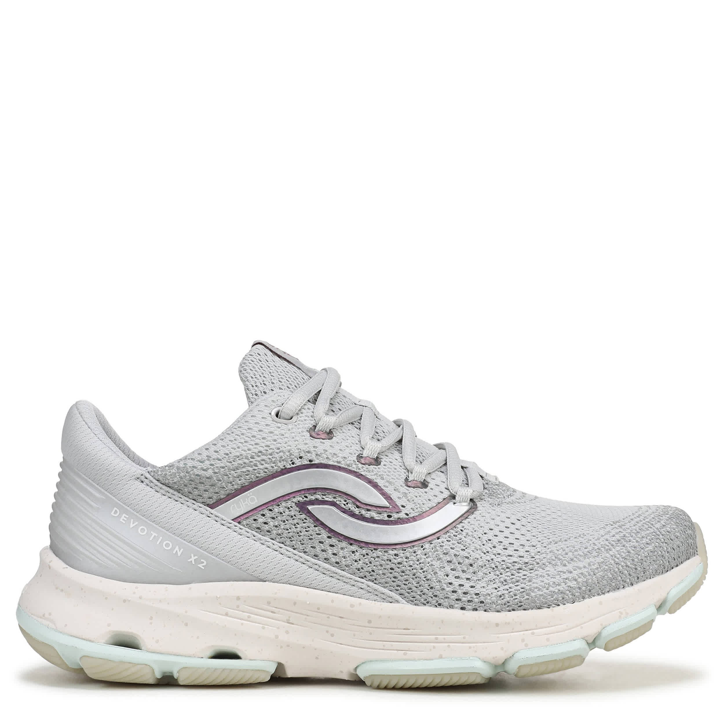 RYKA-WOMENS DEVOTION X 2 WALKING SNEAKER-GREY & 