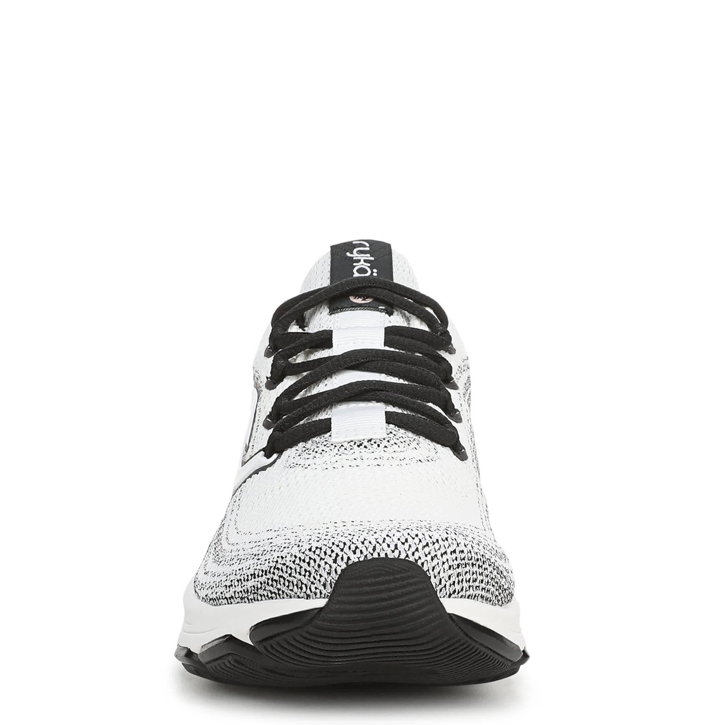 RYKA-WOMENS DEVOTION X 2 WALKING SNEAKER-WHITE & BLACK