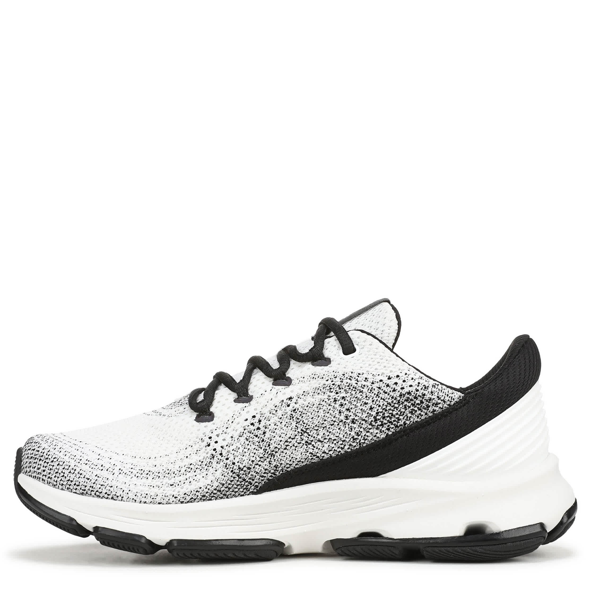 RYKA-WOMENS DEVOTION X 2 WALKING SNEAKER-WHITE & BLACK