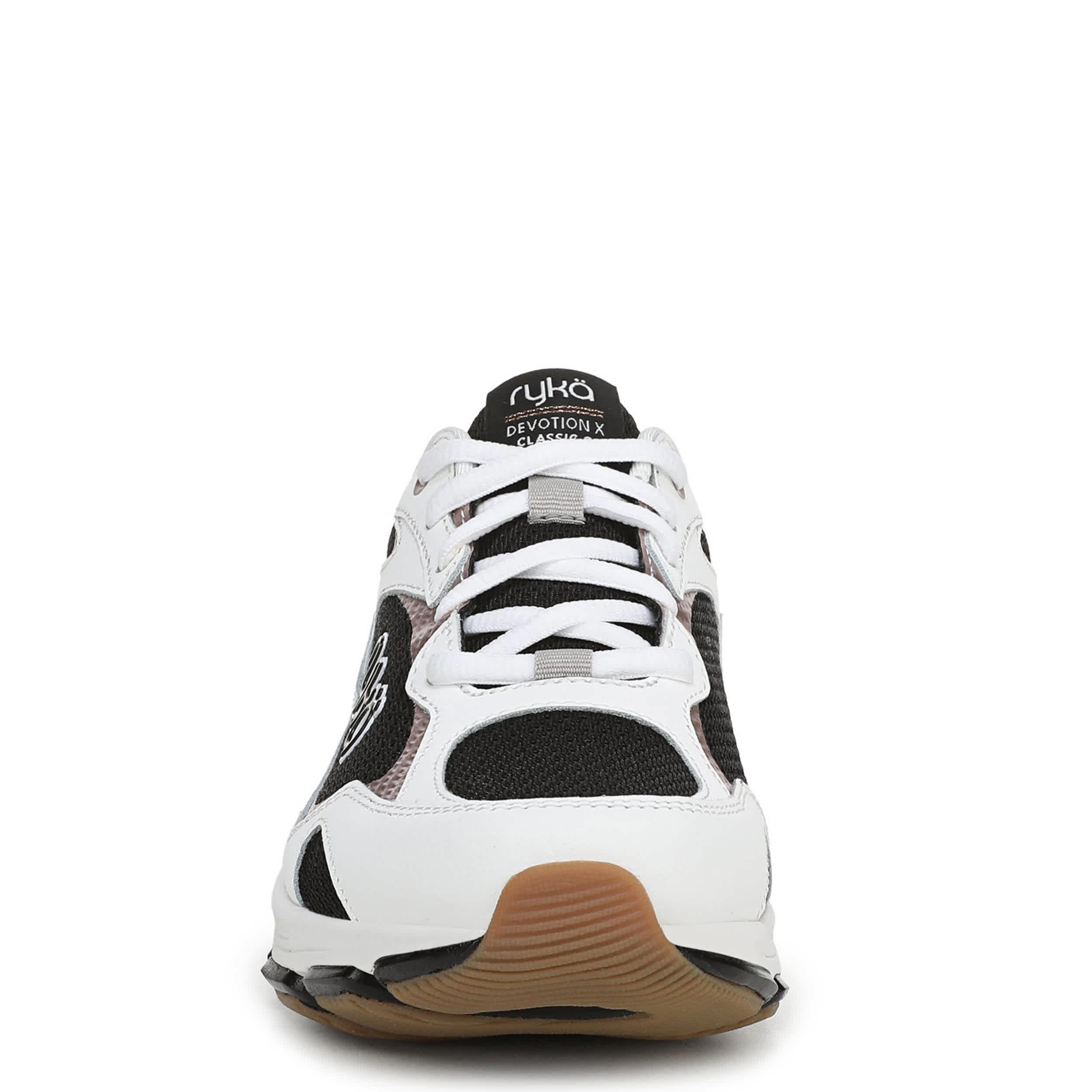 RYKA-WOMENS DEVOTION X CLASSIC 2 WALKING SNEAKER-WHITE & BLACK