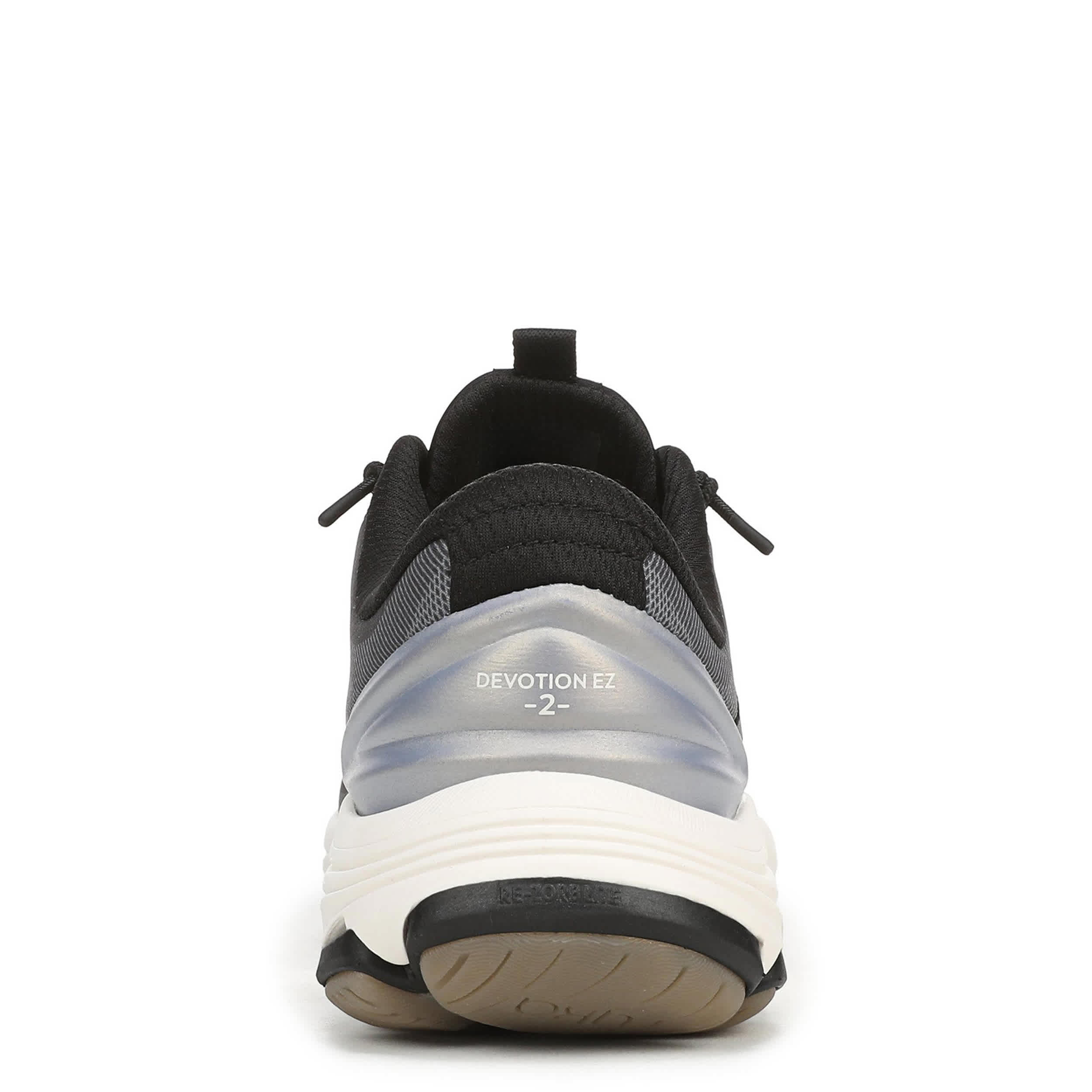 RYKA-WOMENS DEVOTION EZ 2 WALKING SNEAKER-BLACK & GREY