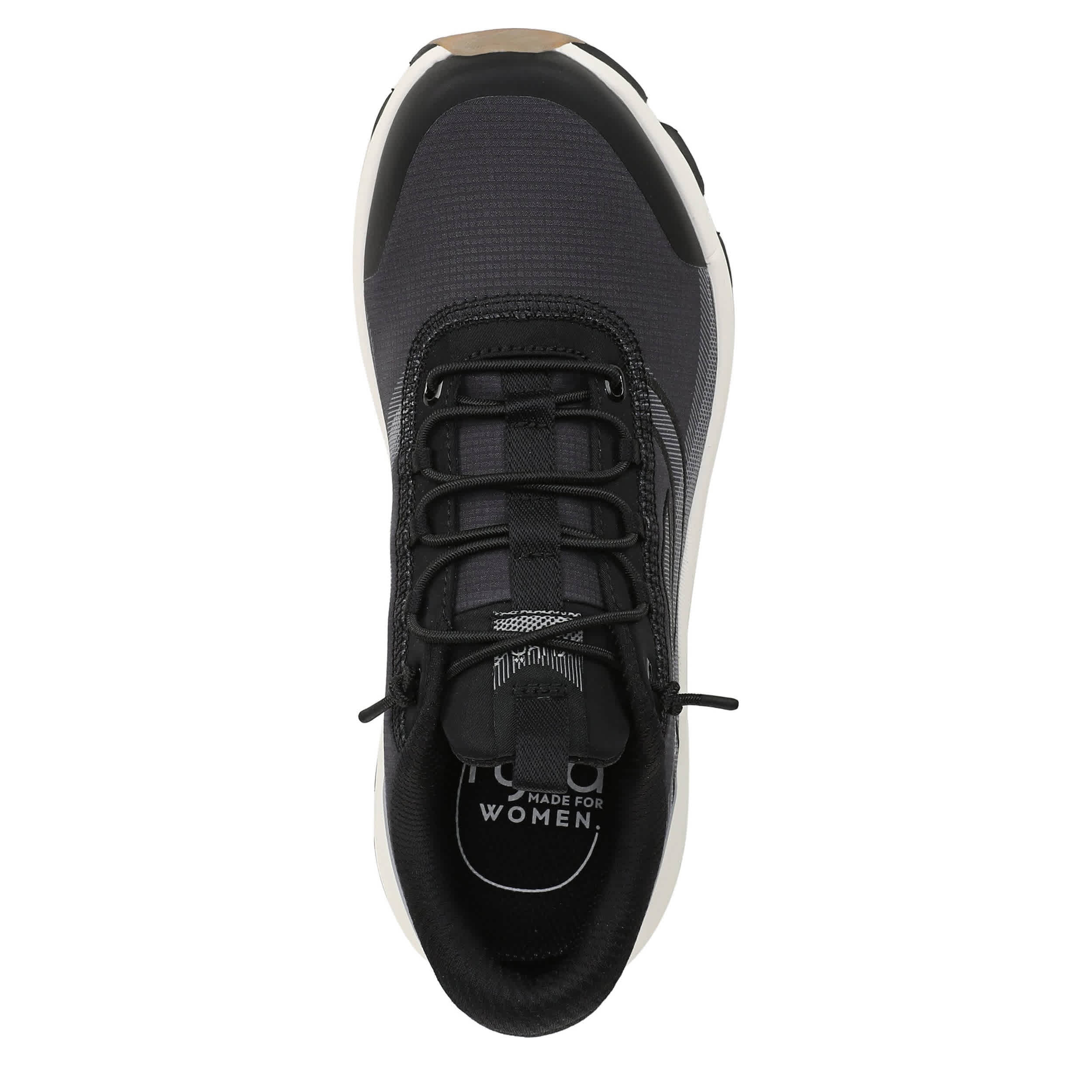 RYKA-WOMENS DEVOTION EZ 2 WALKING SNEAKER-BLACK & GREY