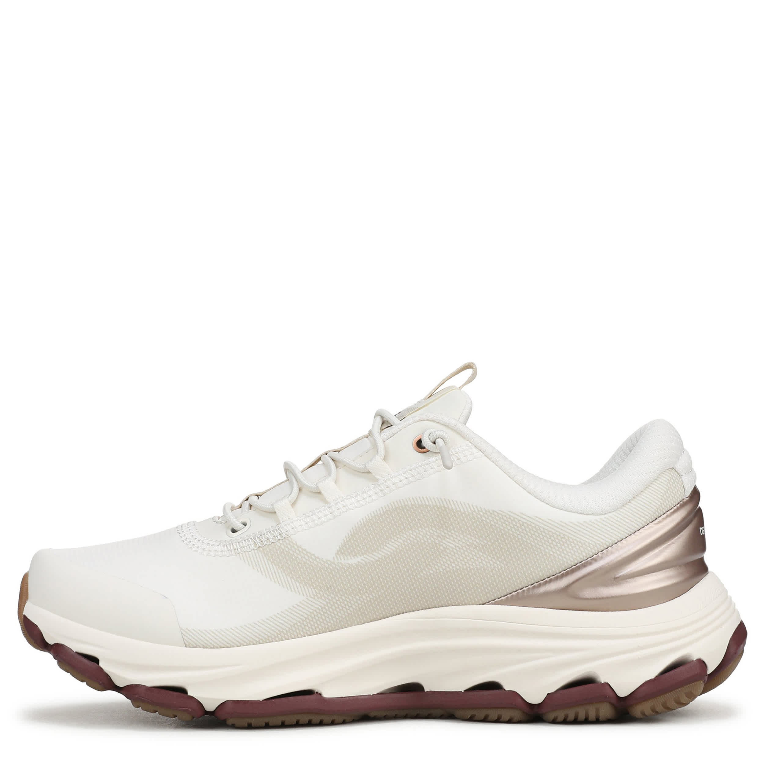 RYKA-WOMENS DEVOTION EZ 2 WALKING SNEAKER-WHITE & BEIGE