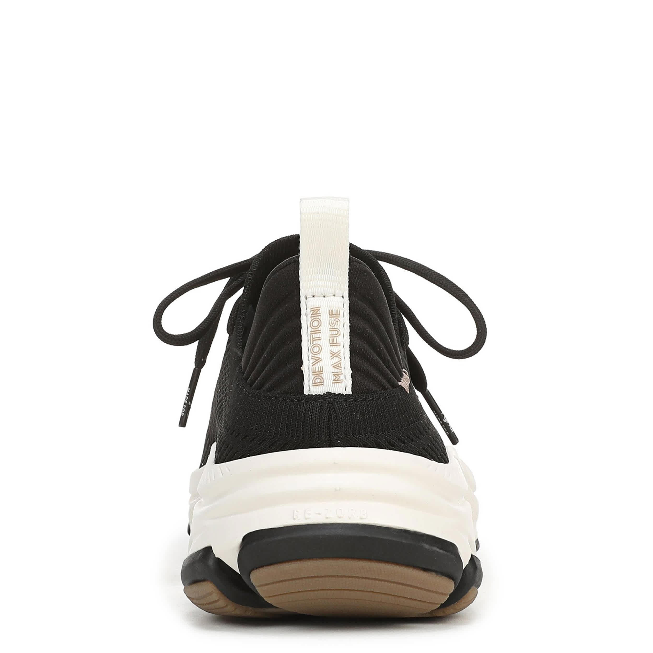 RYKA-WOMENS DEVOTION MAX FUSE WALKING SNEAKER-BLACK & 