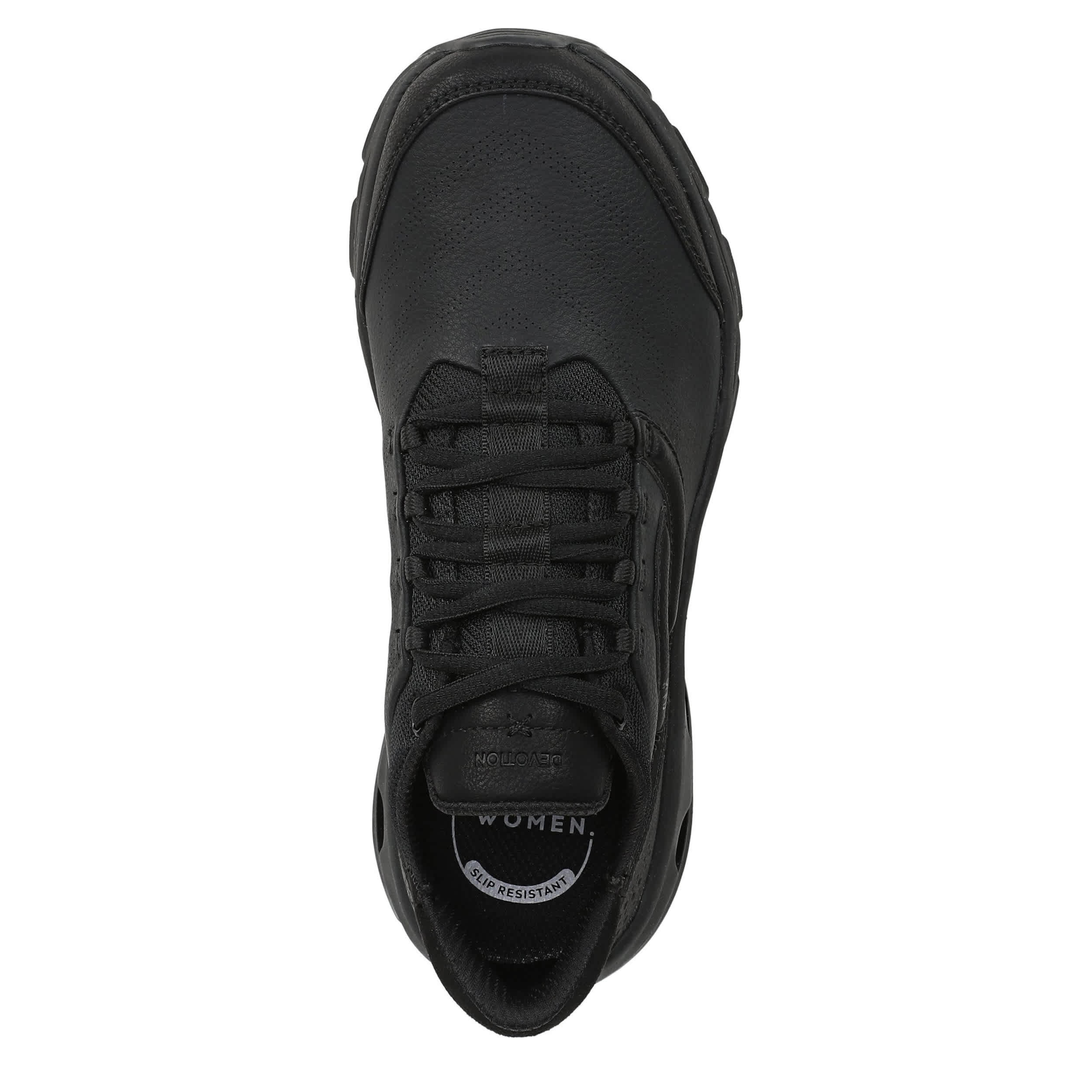 RYKA-WOMENS DEVOTION SR WALKING SNEAKER-BLACK & 
