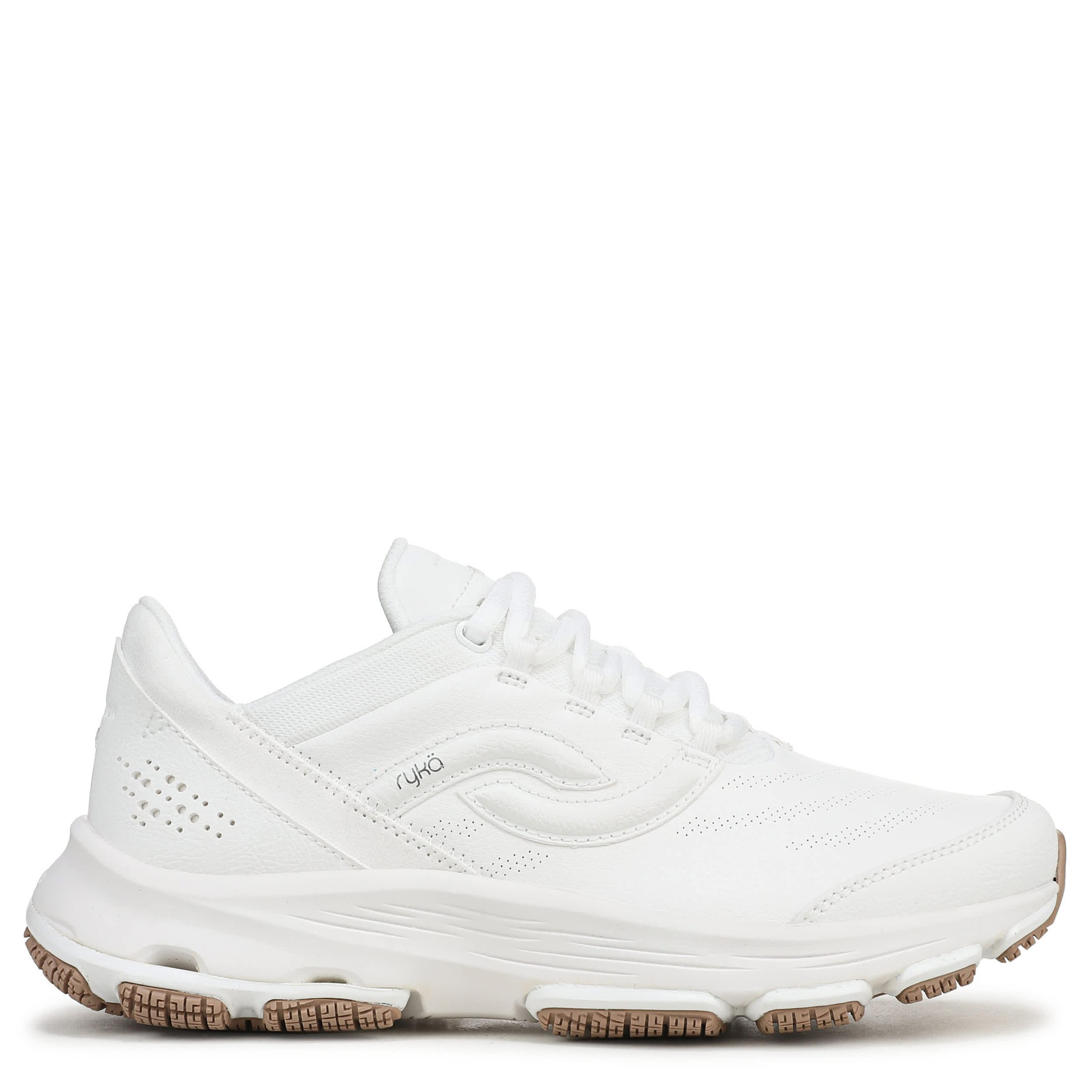 RYKA-WOMENS DEVOTION SR WALKING SNEAKER-WHITE & 