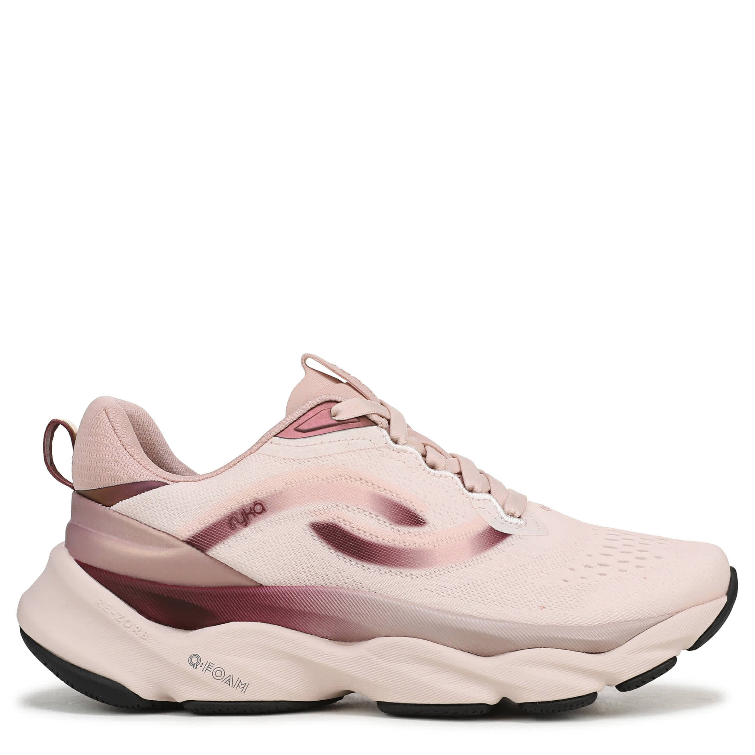 RYKA-WOMENS ELEVATE LX 2 WALKING SNEAKER-PINK & ROSE GOLD