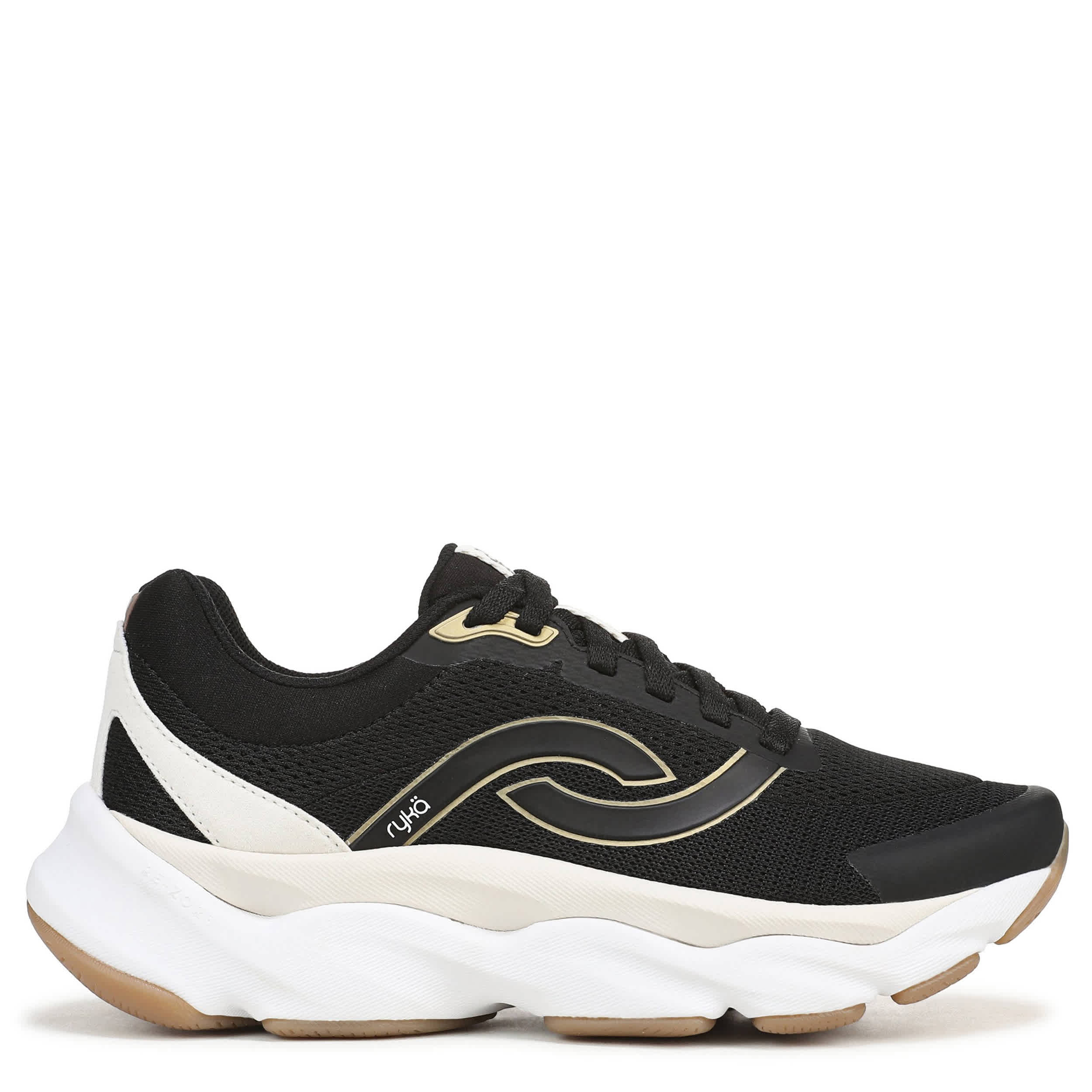RYKA-WOMENS REZORB MAX 2 WALKING SNEAKER-BLACK & 