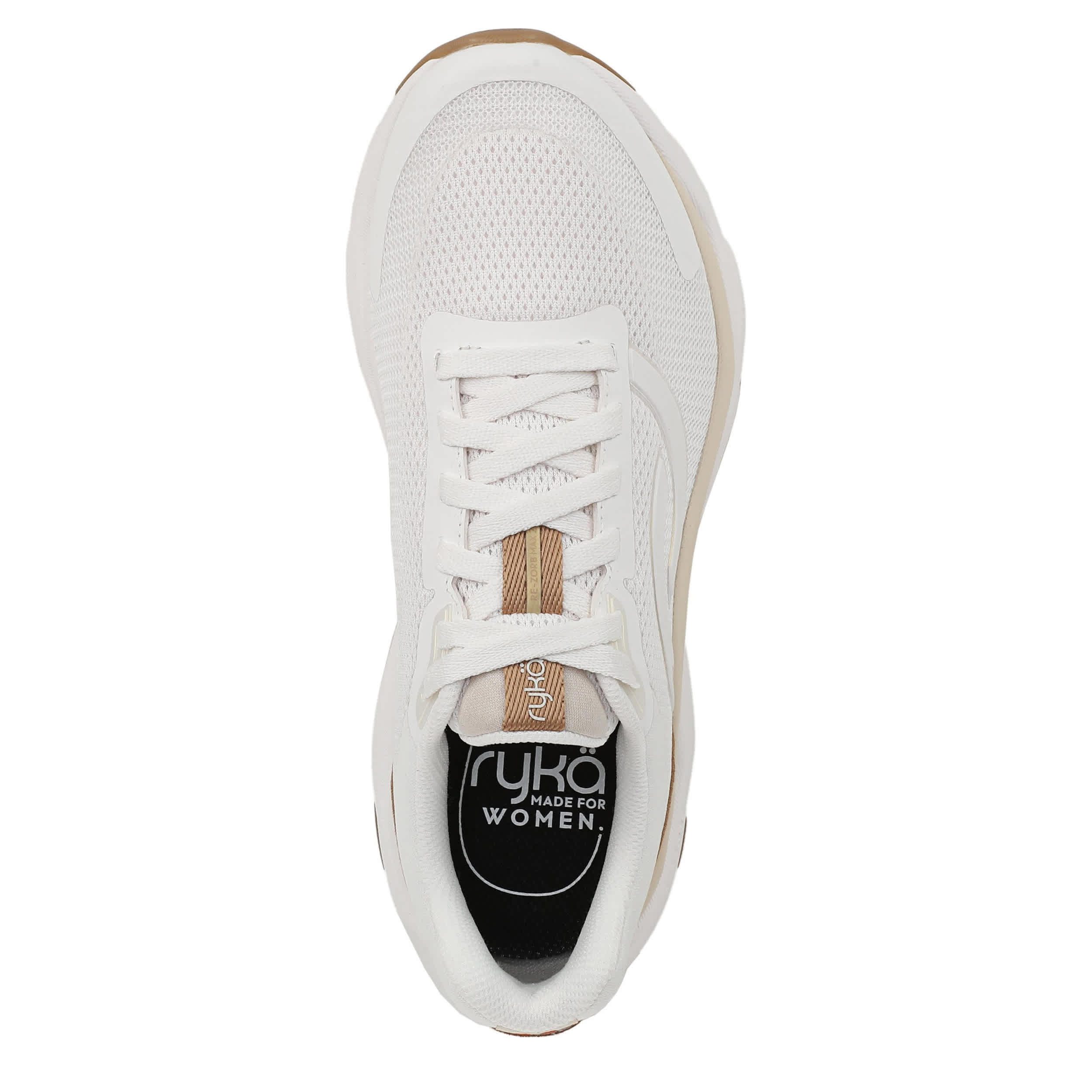 RYKA-WOMENS REZORB MAX 2 WALKING SNEAKER-WHITE & 