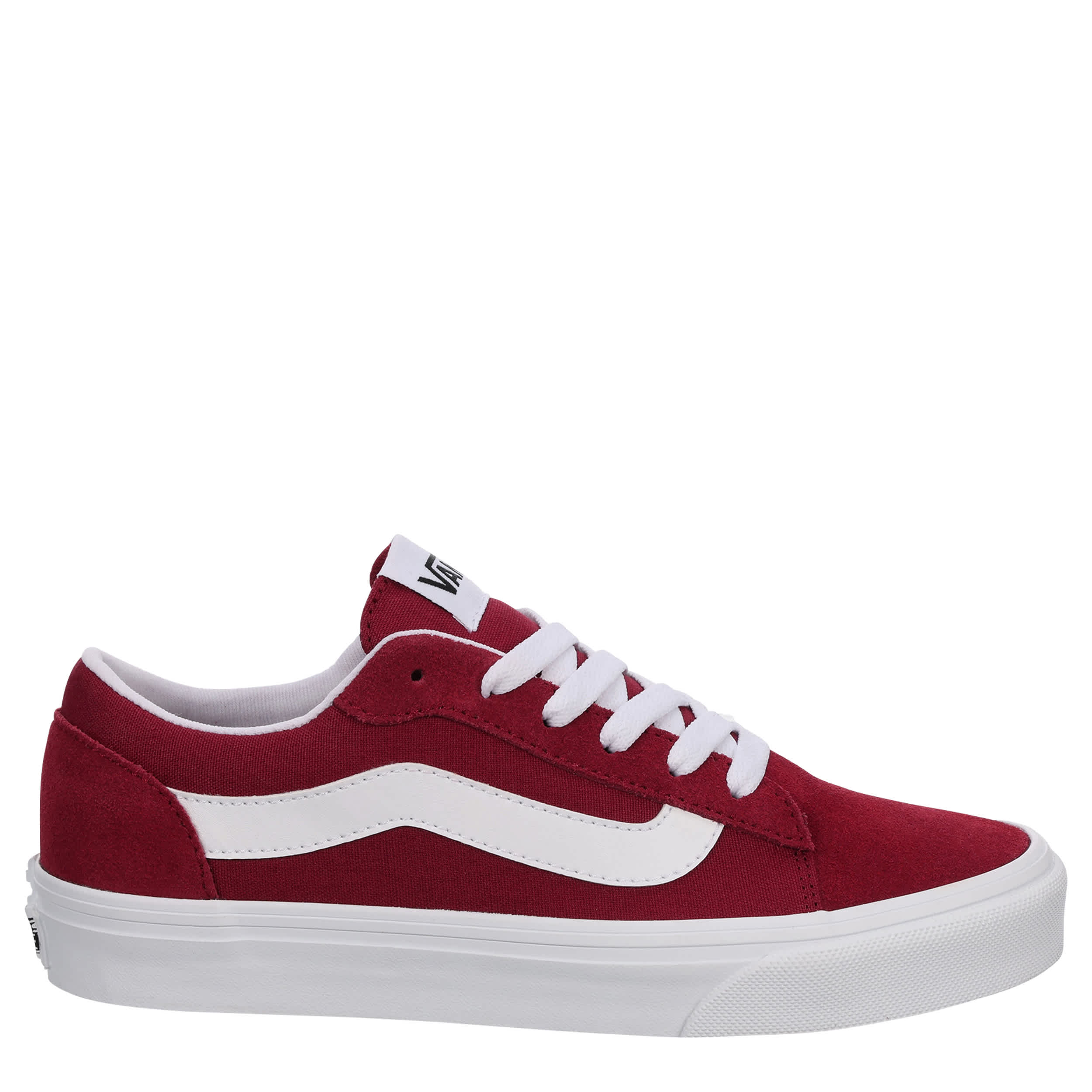 VANS-WOMENS VERO SNEAKER-BURGUNDY & BLACK