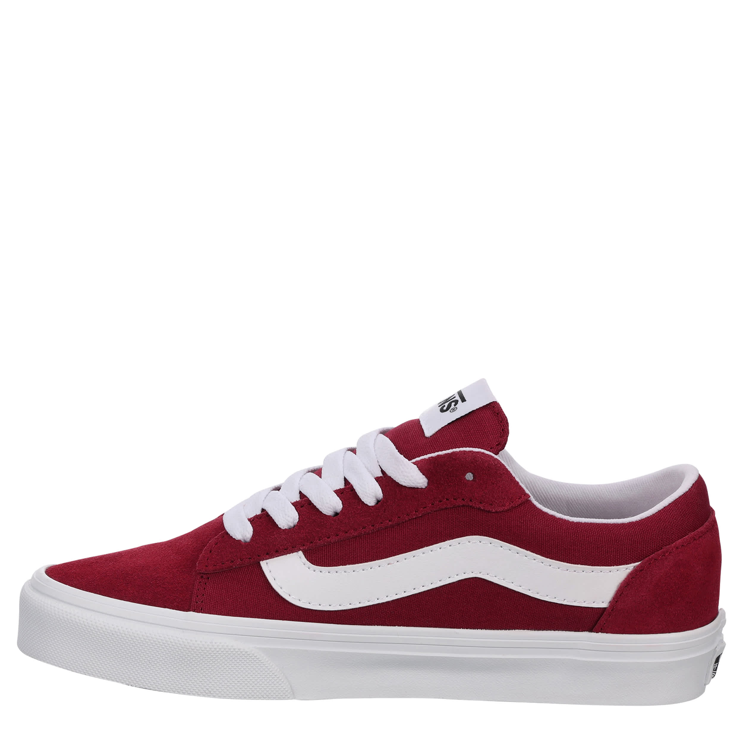 VANS-WOMENS VERO SNEAKER-BURGUNDY & BLACK
