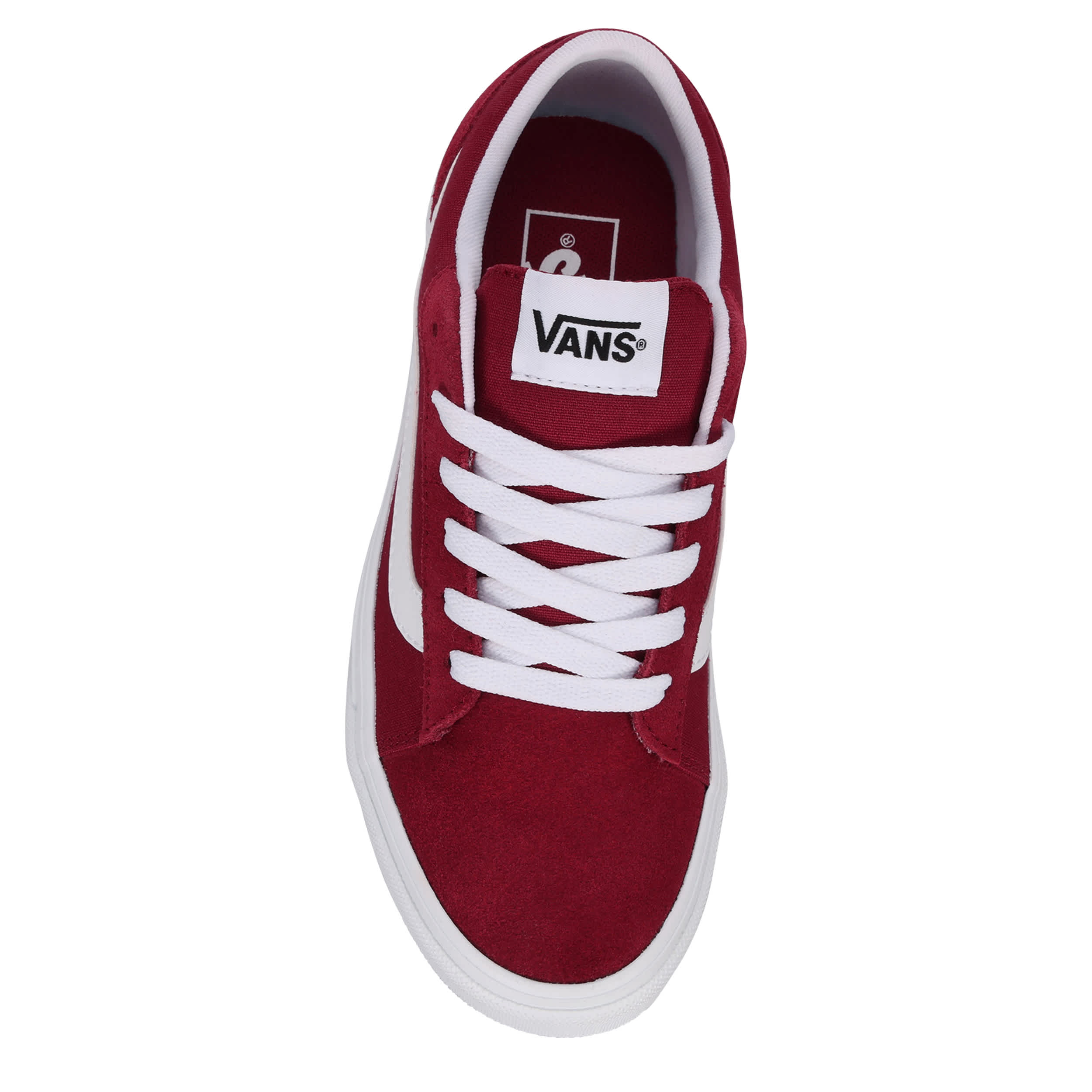 VANS-WOMENS VERO SNEAKER-BURGUNDY & BLACK
