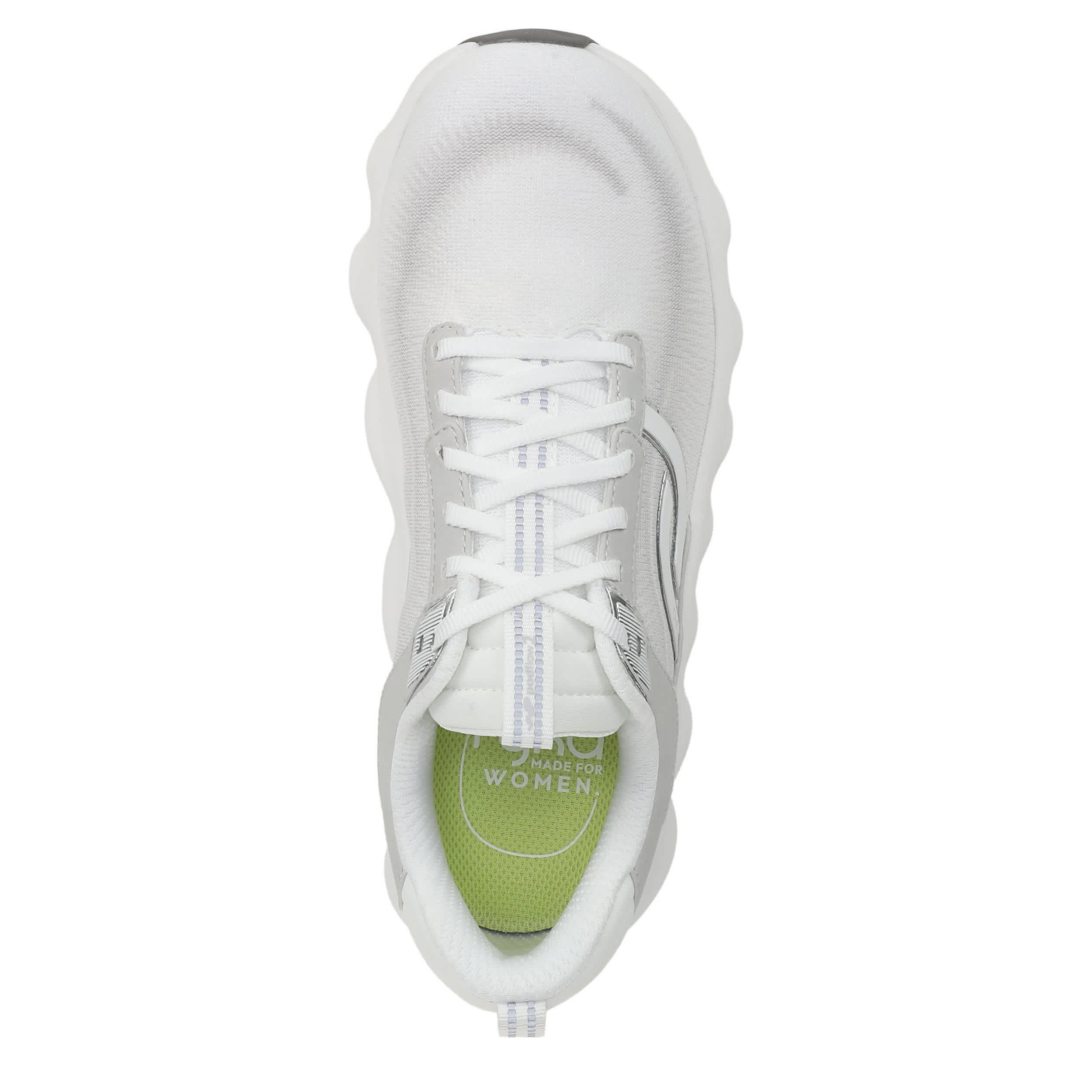RYKA-WOMENS PODFLOW 2 WALKING SNEAKER-WHITE & WHITE