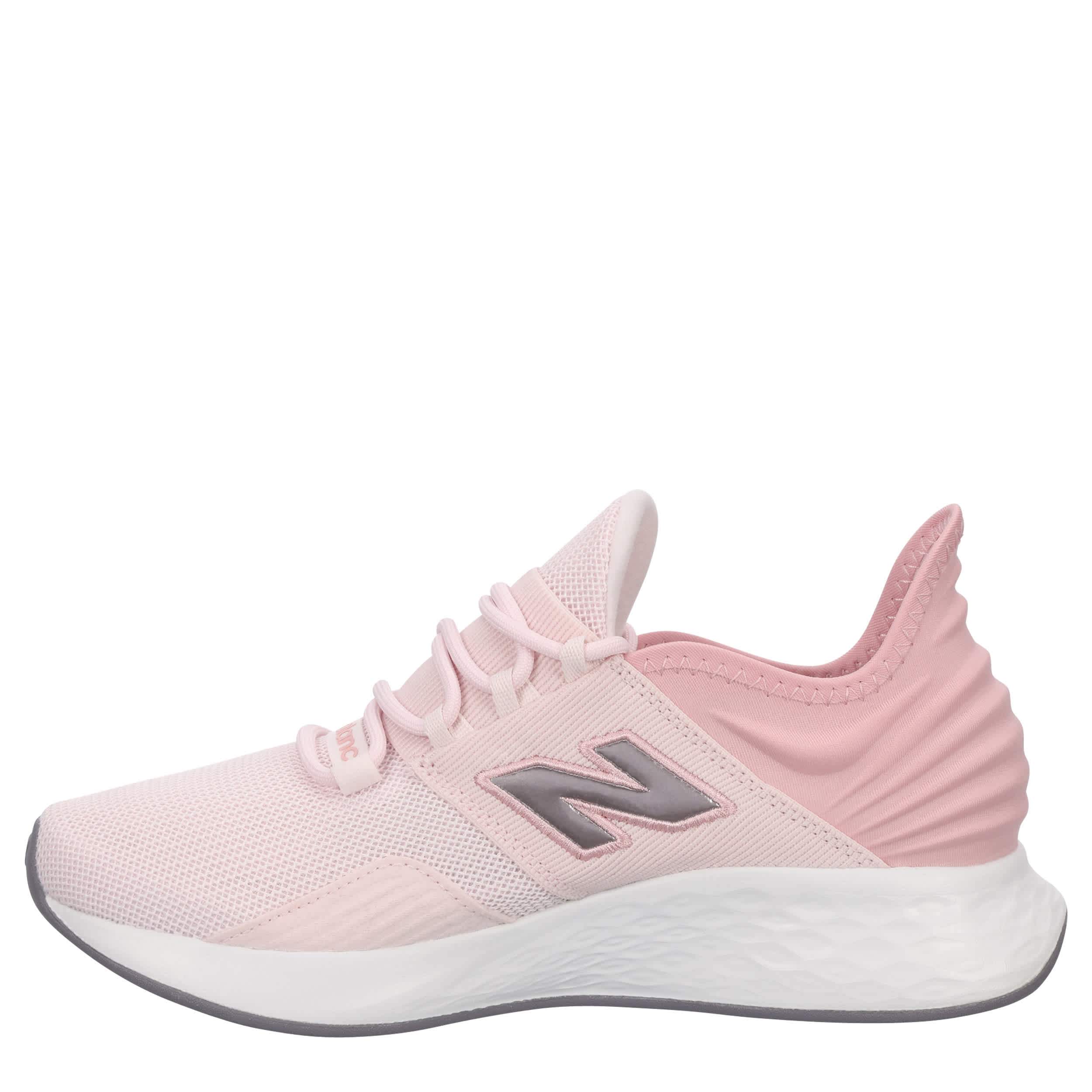 NEW BALANCE-WOMENS FRESH FOAM ROAV RUNNING SHOE-PINK & SILVER