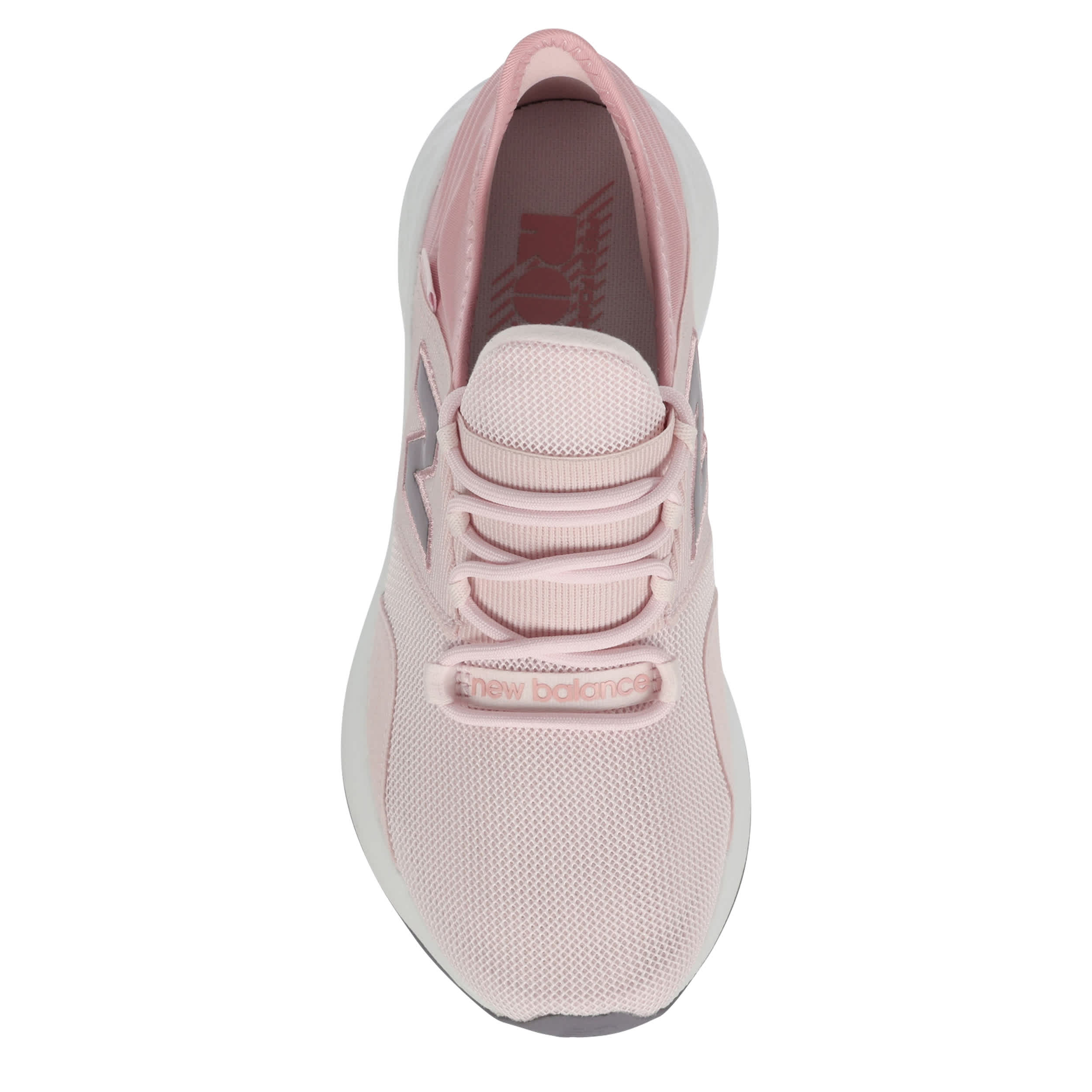 NEW BALANCE-WOMENS FRESH FOAM ROAV RUNNING SHOE-PINK & SILVER