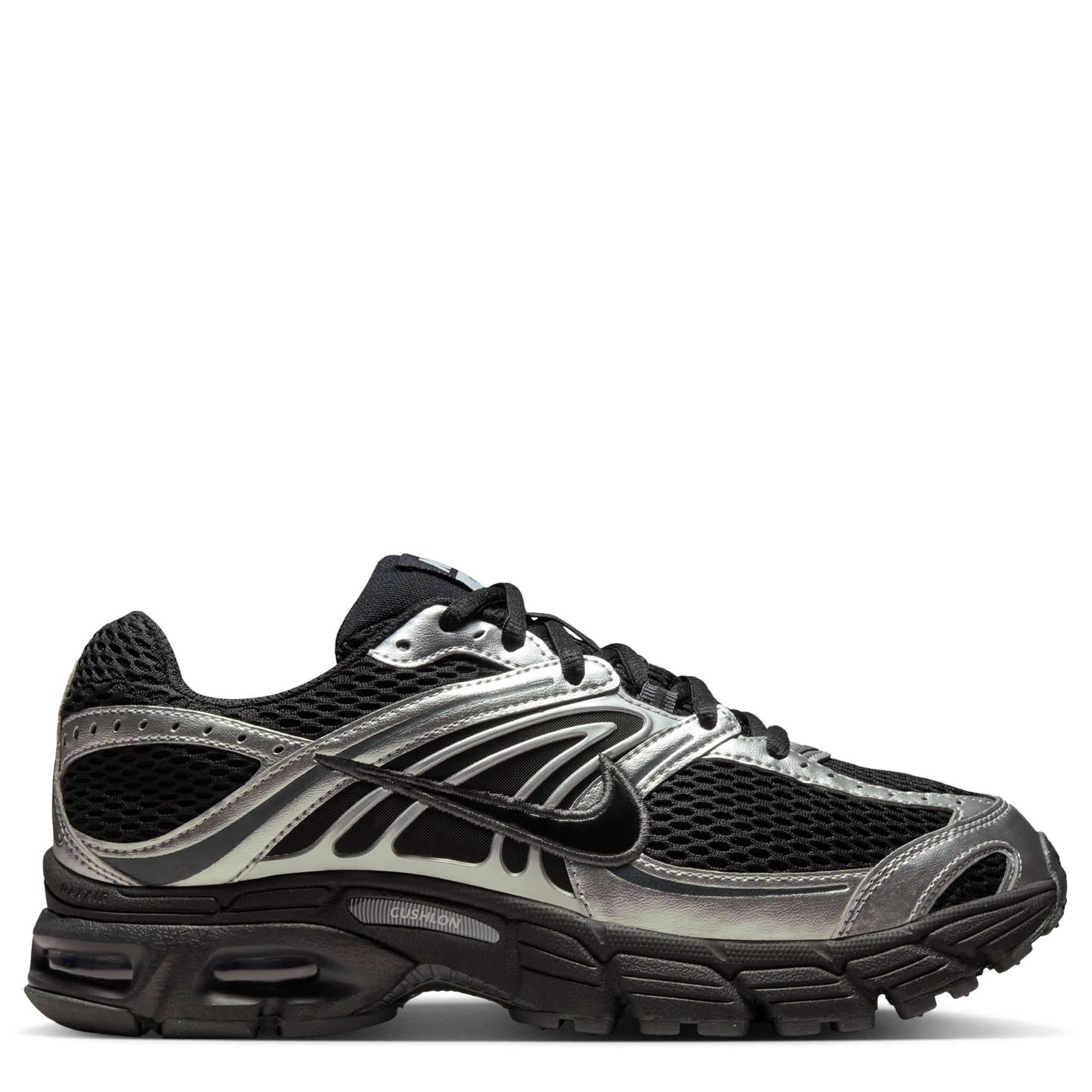 NIKE-WOMENS AIR MAX MOTO 2K SNEAKER-BLACK & SILVER