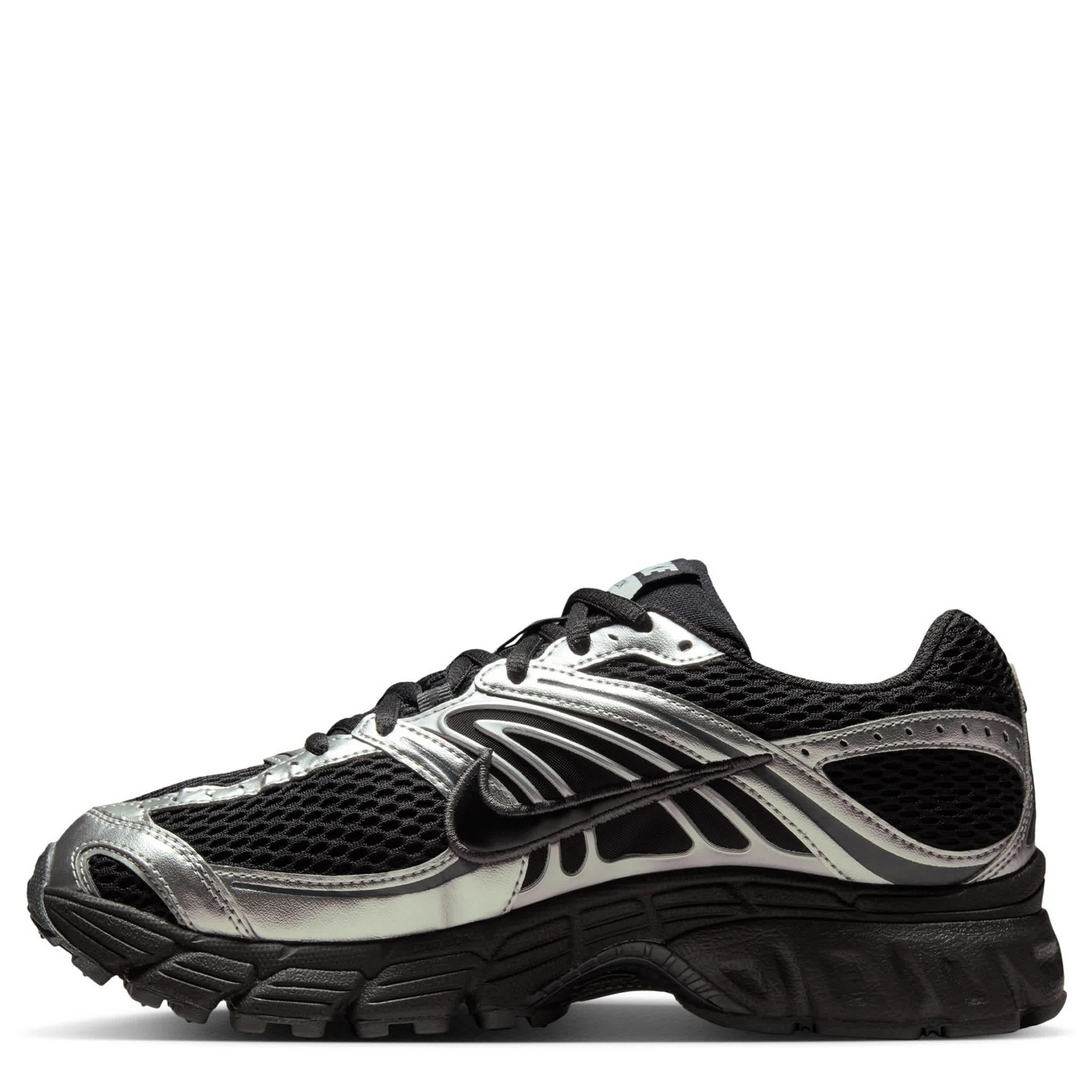 NIKE-WOMENS AIR MAX MOTO 2K SNEAKER-BLACK & SILVER