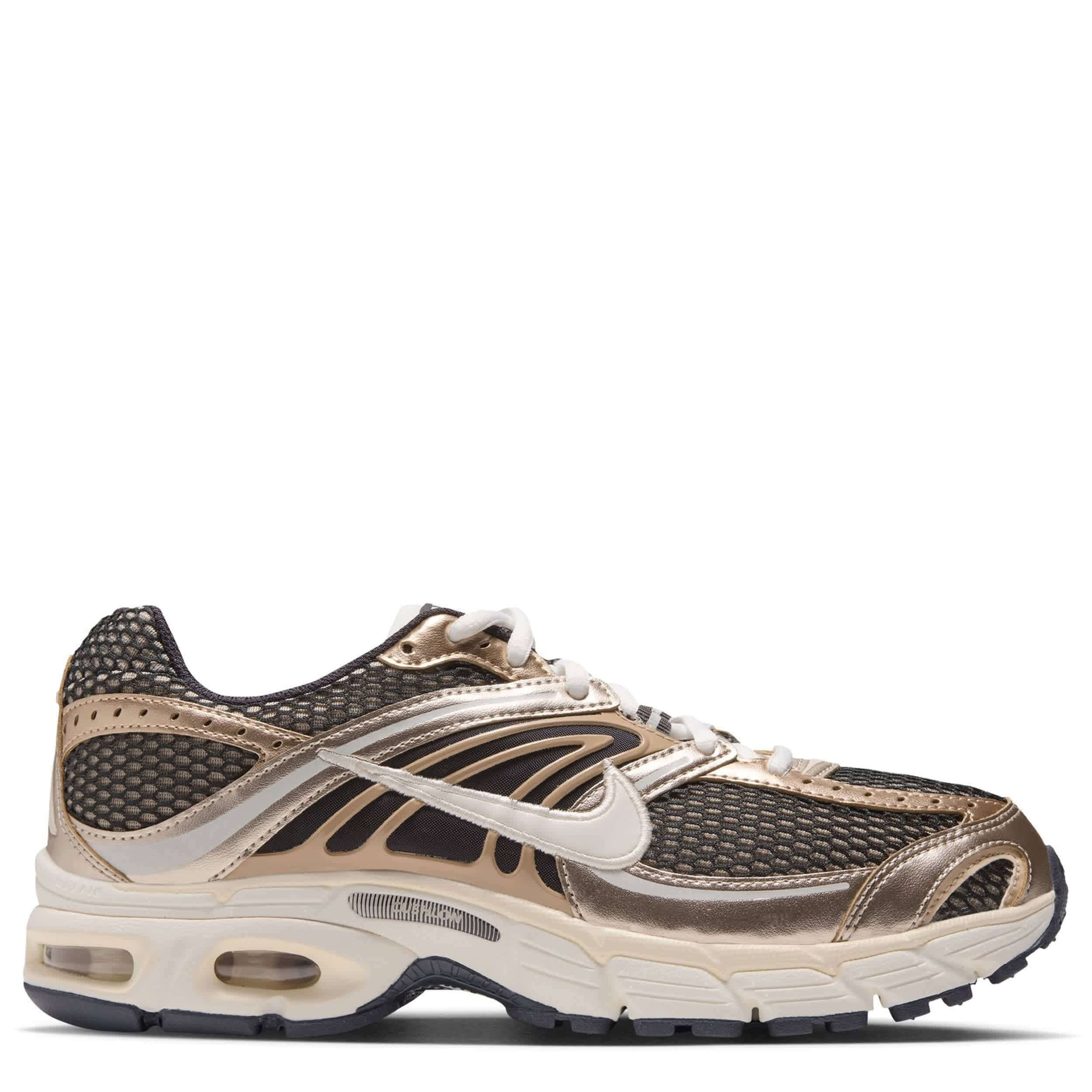 NIKE-WOMENS AIR MAX MOTO 2K SNEAKER-CHAMPAGNE & BLACK