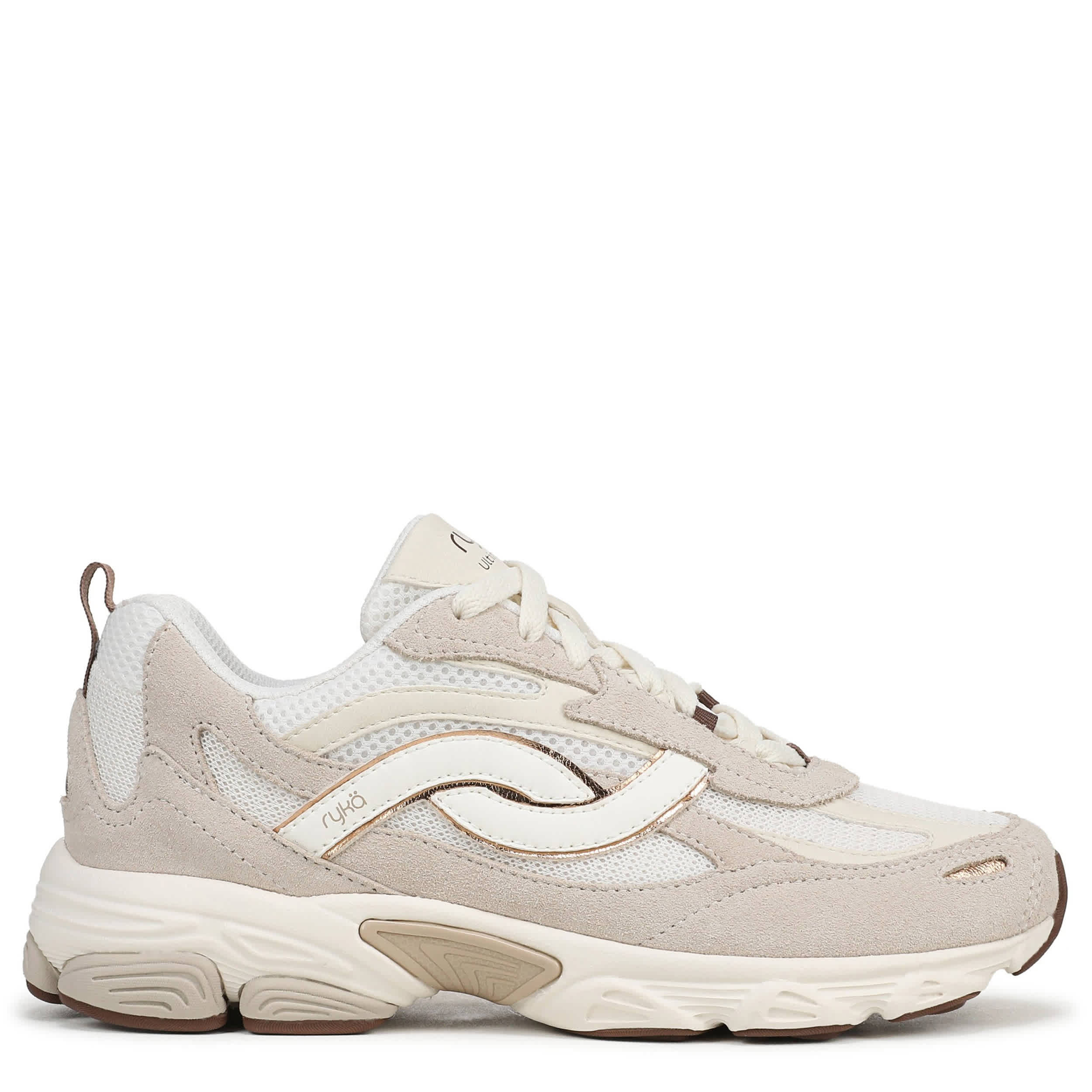RYKA-WOMENS ULTIMATE X WALKING SNEAKER-BEIGE & 