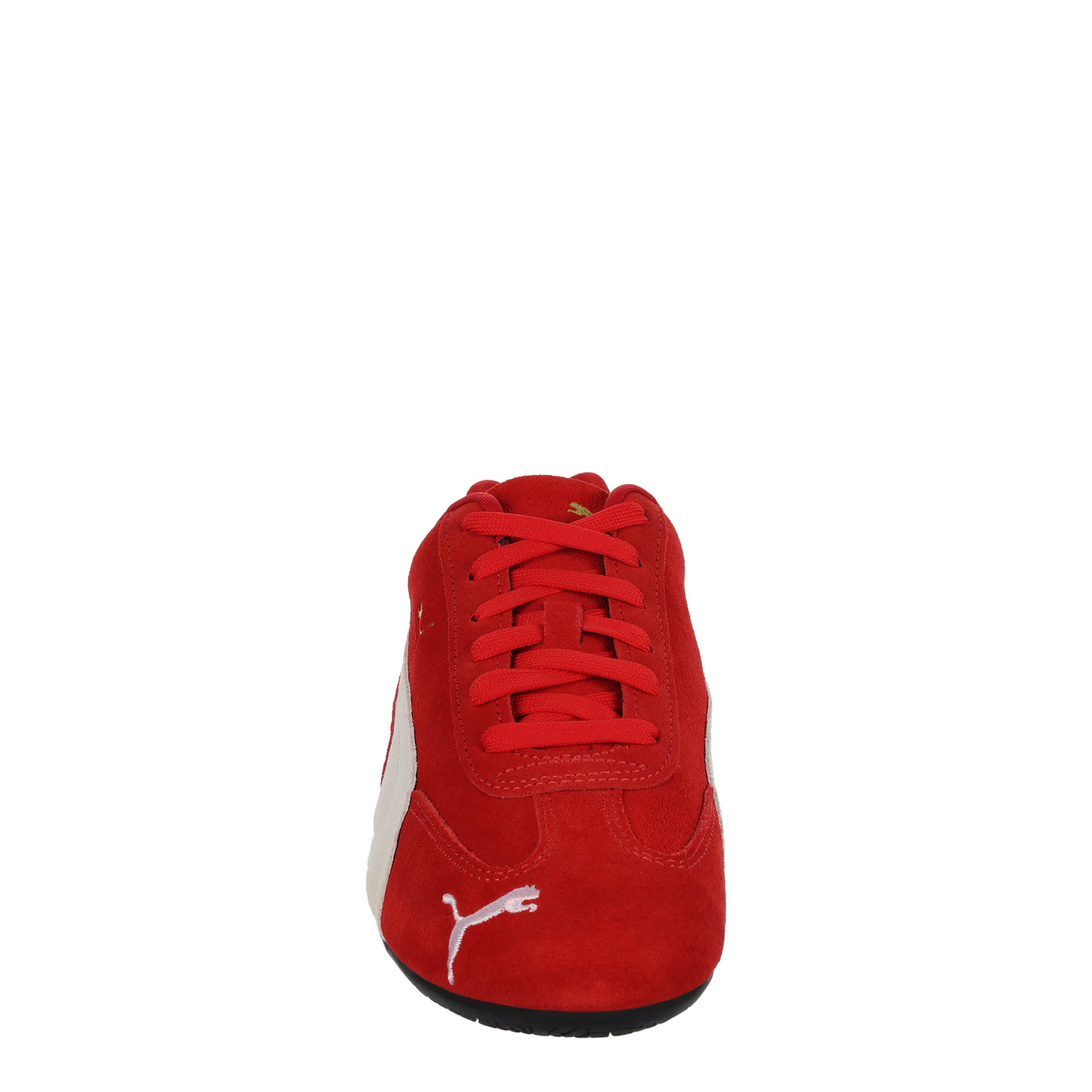 PUMA-WOMENS SPEEDCAT SNEAKER-RED & WHITE