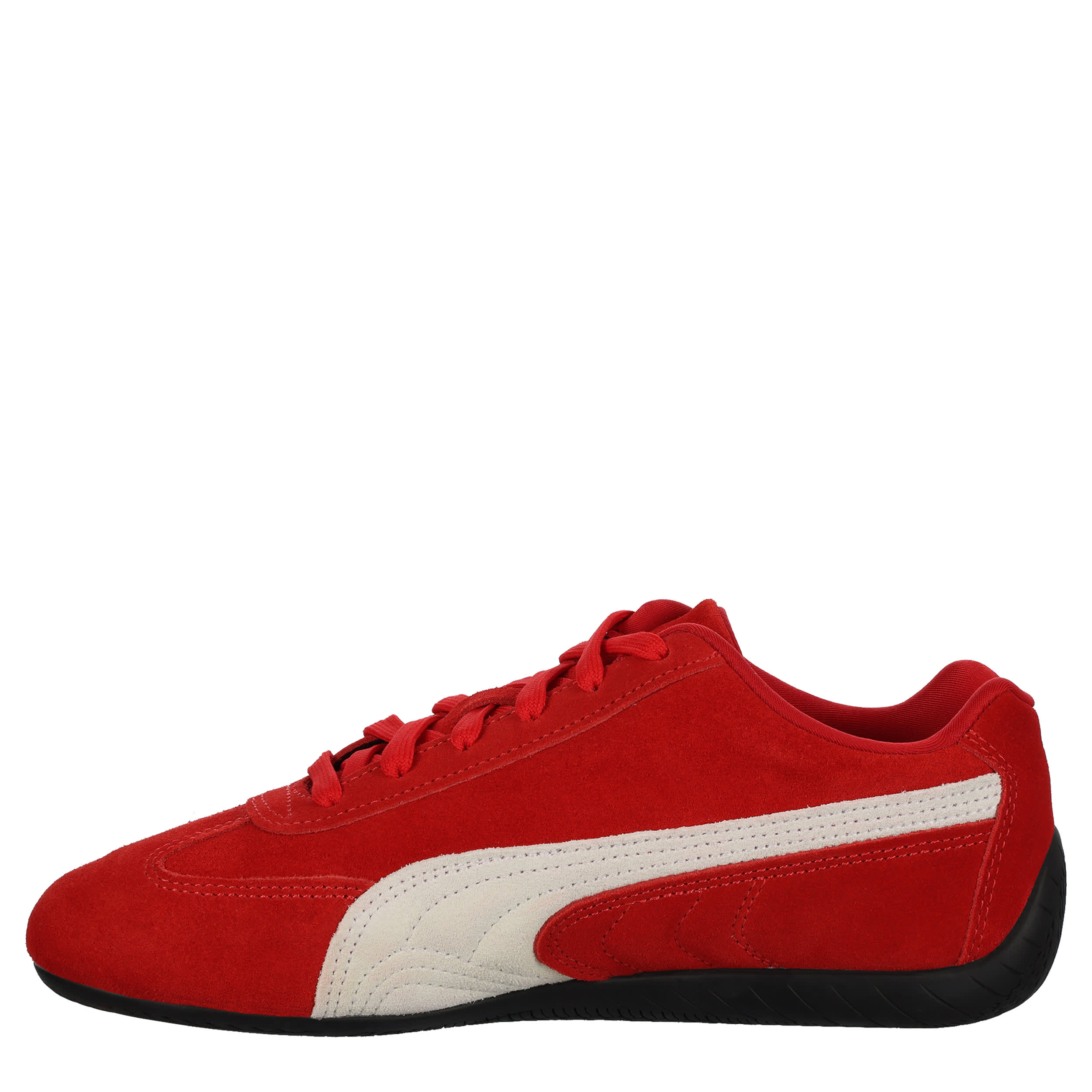 PUMA-WOMENS SPEEDCAT SNEAKER-RED & WHITE