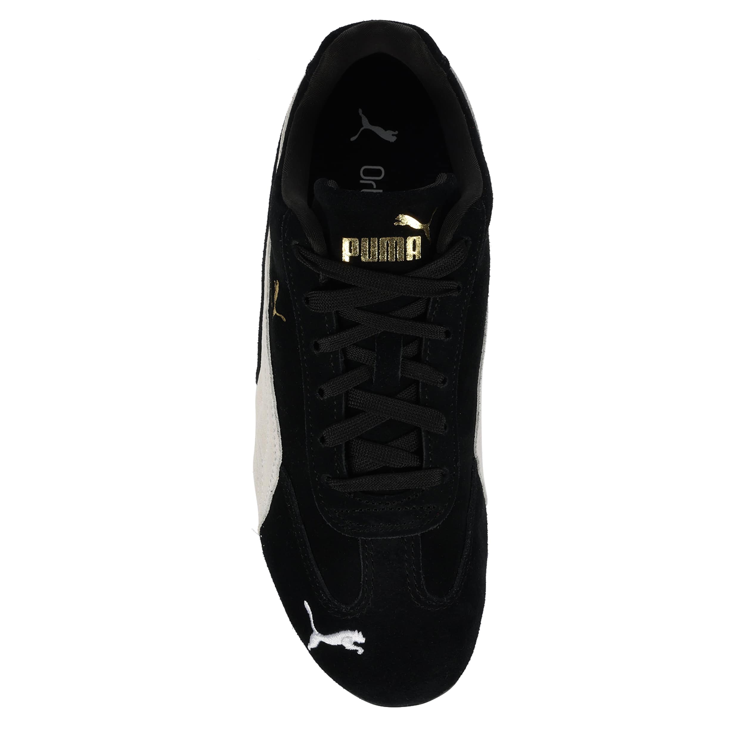 PUMA-WOMENS SPEEDCAT SNEAKER-BLACK & WHITE