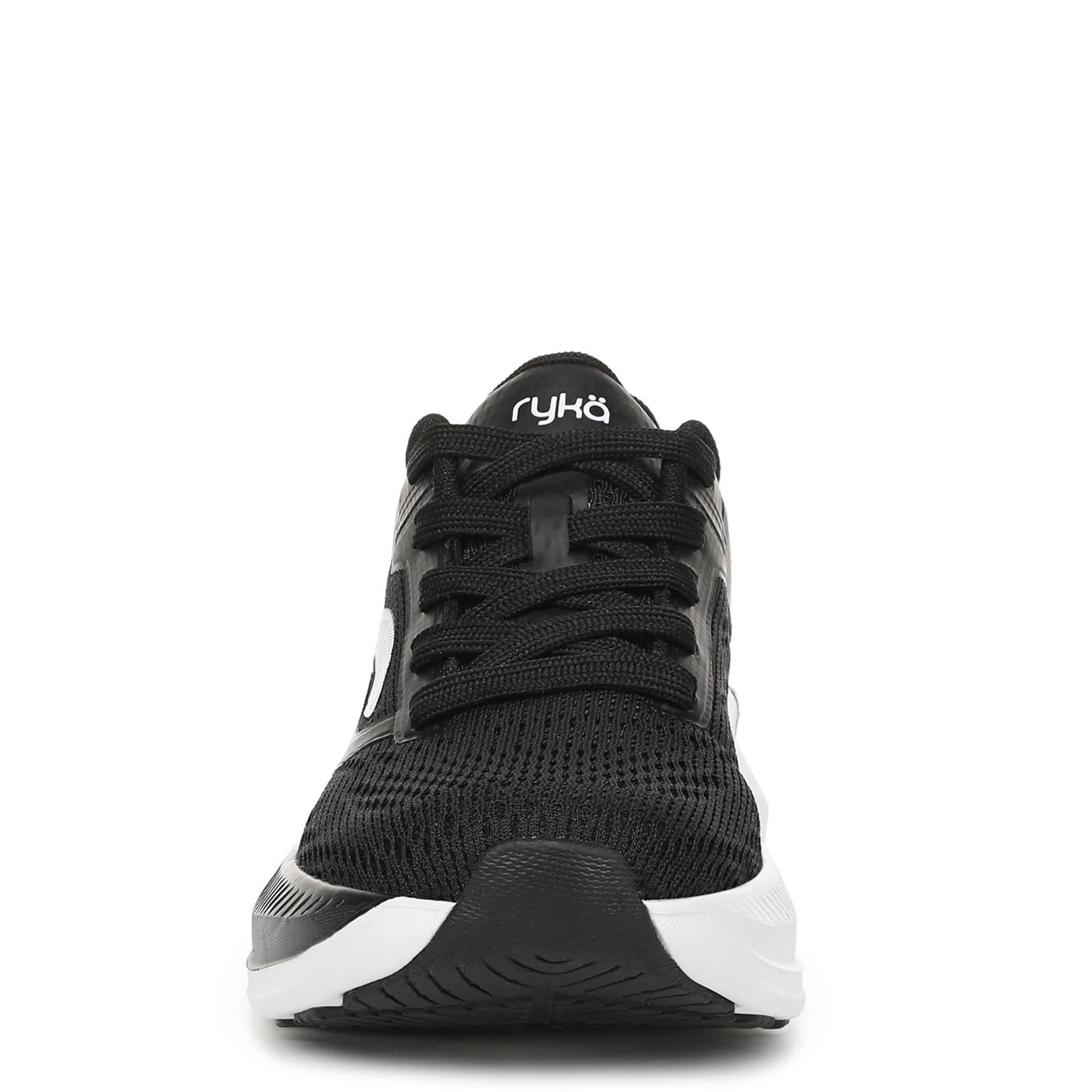 RYKA-WOMENS CONVOY WALKING SNEAKER-BLACK & WHITE