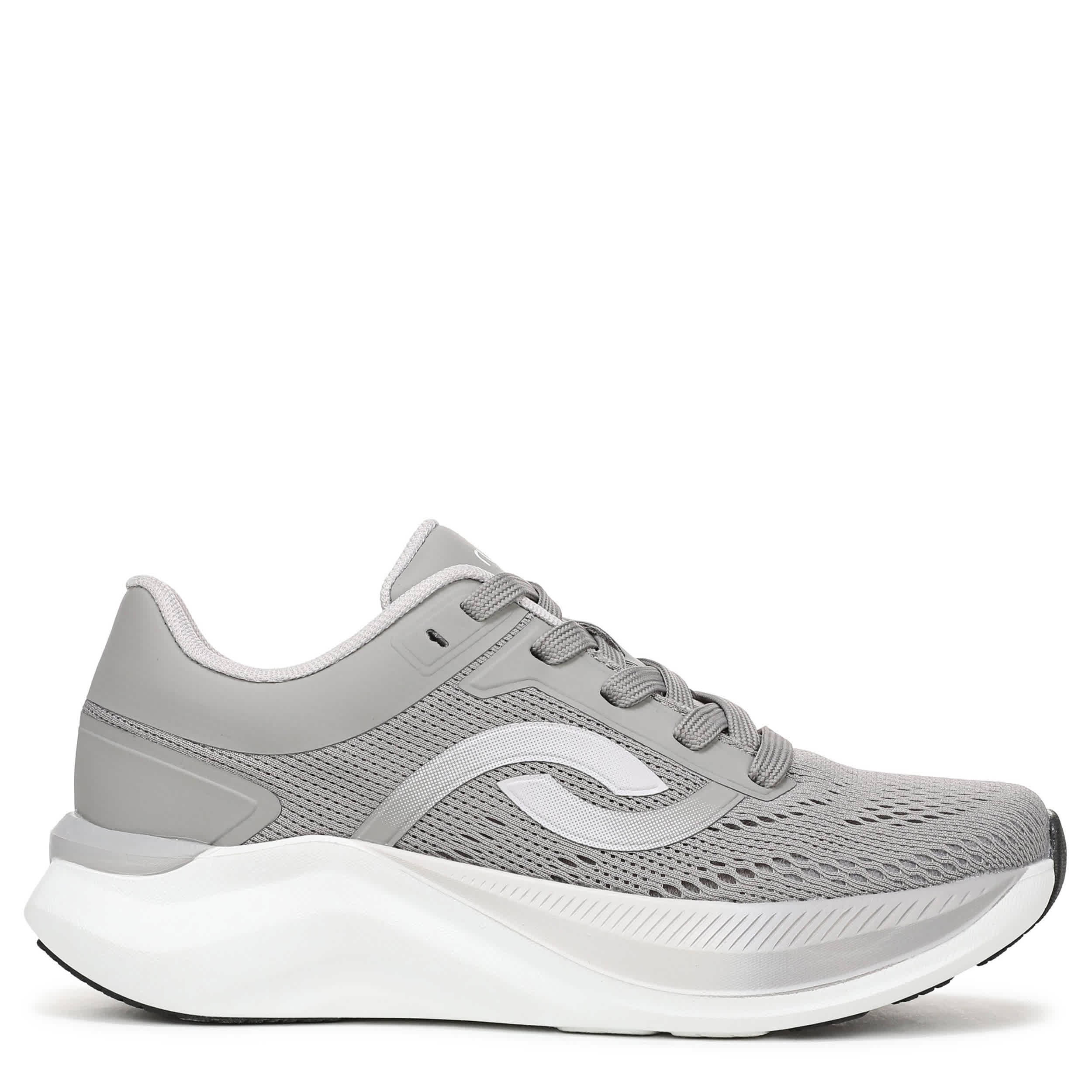 RYKA-WOMENS CONVOY WALKING SNEAKER-GREY & WHITE