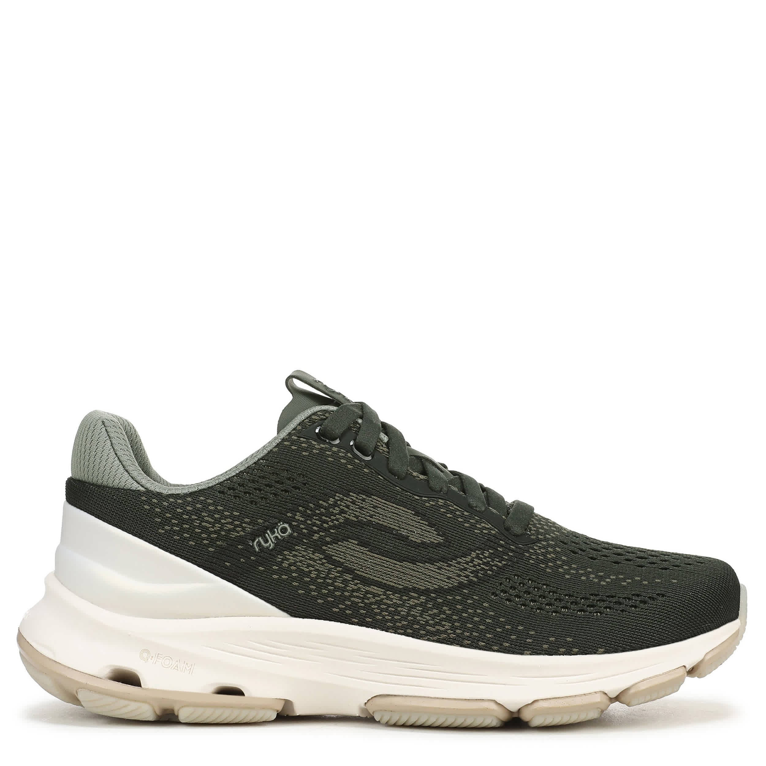RYKA-WOMENS DEVO STRIDE LX WALKING SNEAKER-DARK GREEN & 