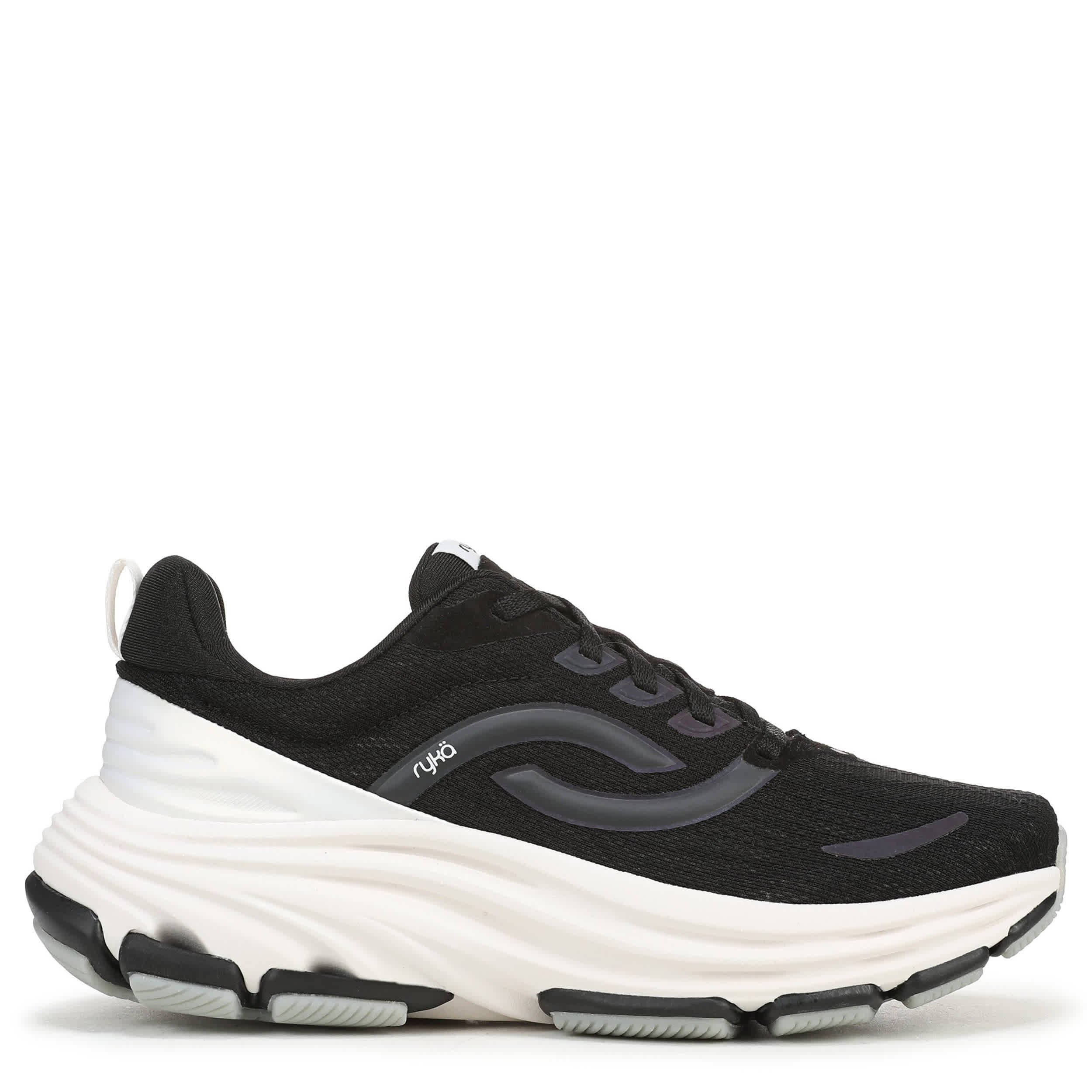 RYKA-WOMENS DEVOTION XTRA WALKING SNEAKER-BLACK & WHITE