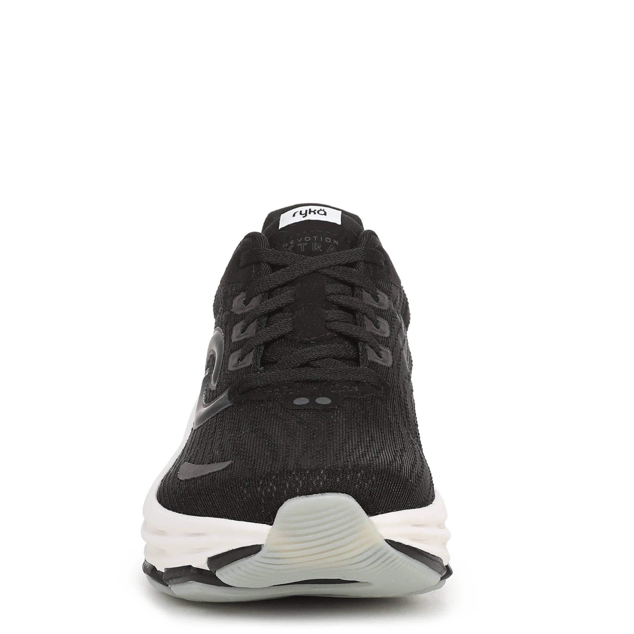 RYKA-WOMENS DEVOTION XTRA WALKING SNEAKER-BLACK & WHITE