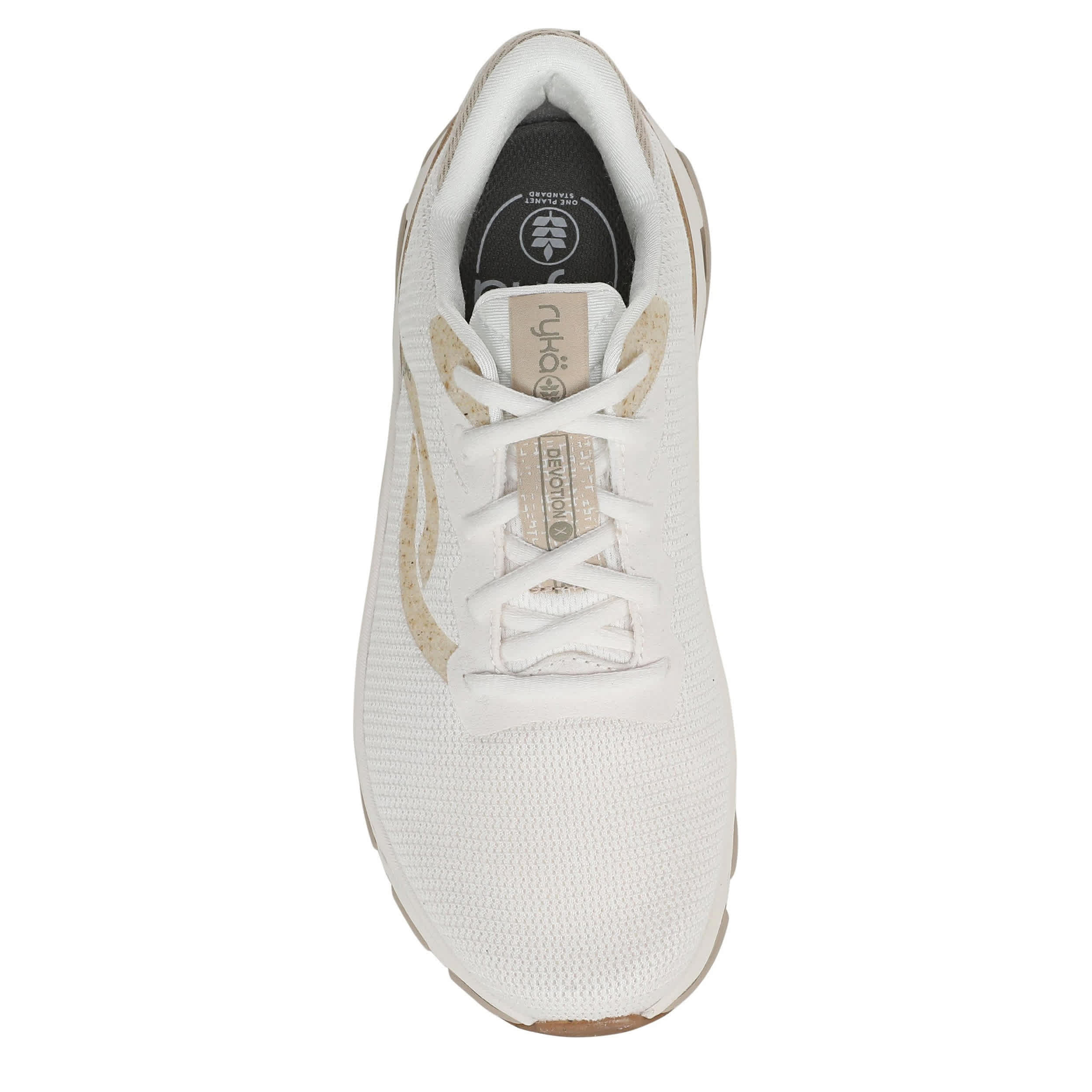 RYKA-WOMENS DEVOTION X MAX ONE PLANET WALKING SNEAKER-WHITE & MULTICOLOR