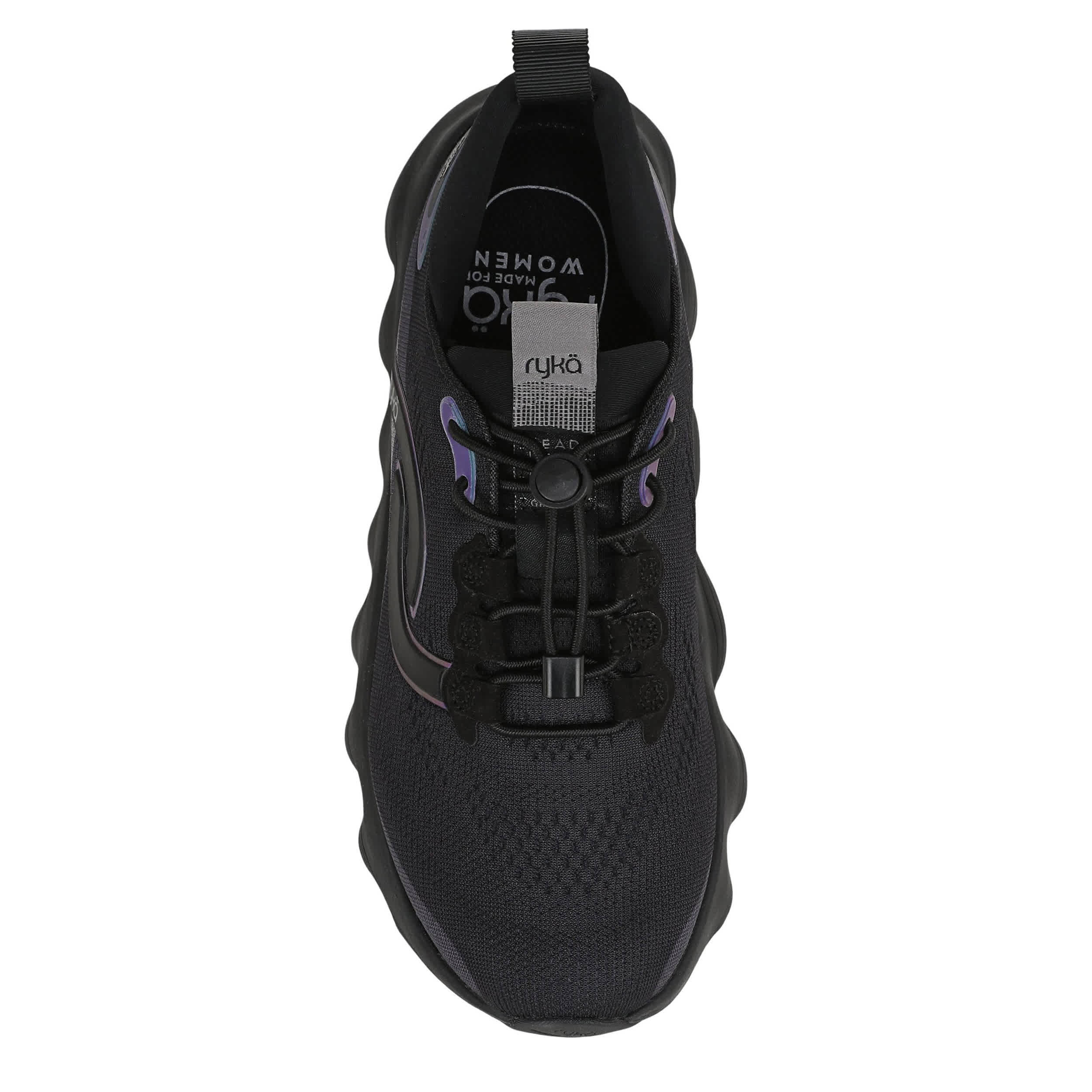 RYKA-WOMENS PODFLOW EZ 2 WALKING SNEAKER-BLACK & 