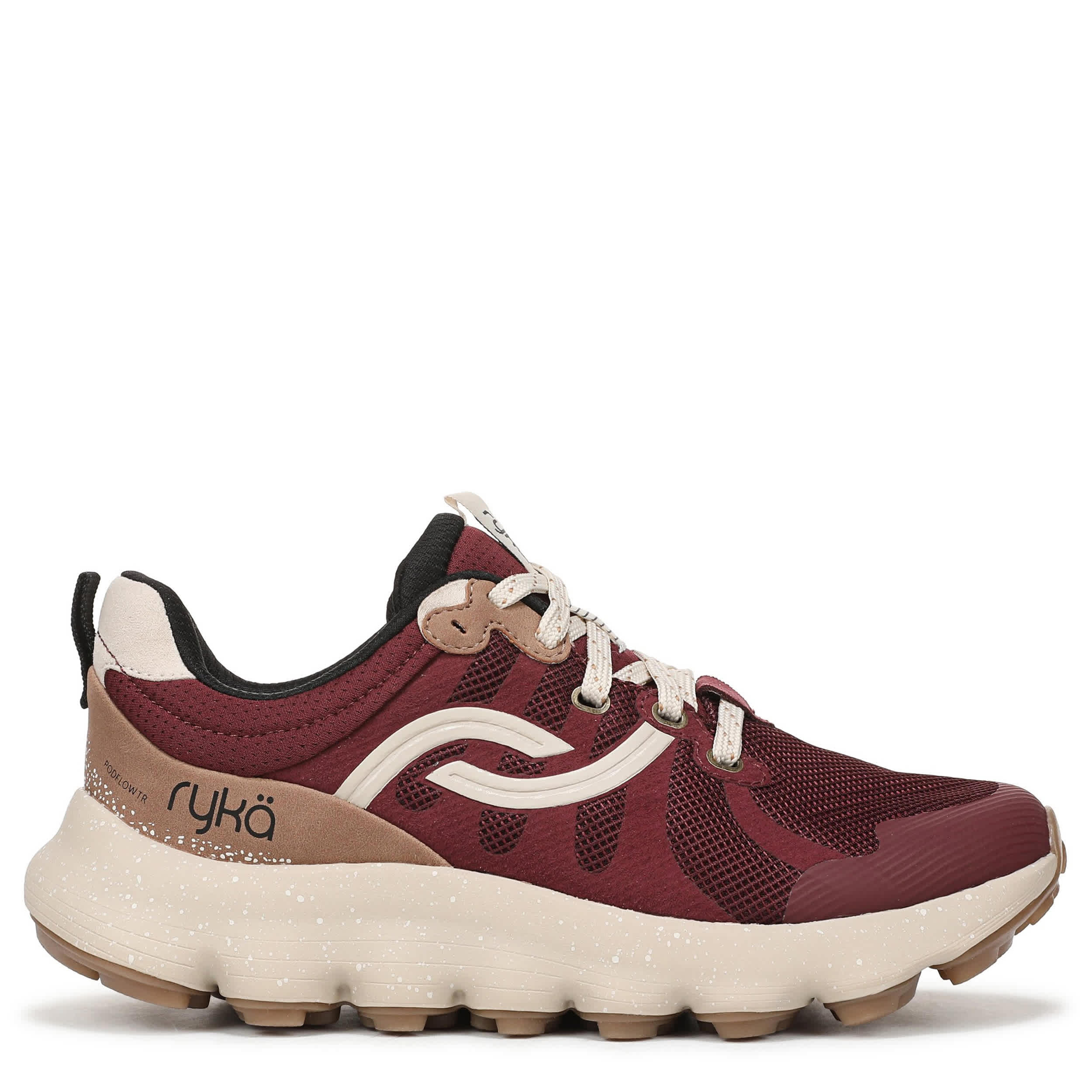 RYKA-WOMENS PODFLOW TR TRAIL SHOE-BURGUNDY & 