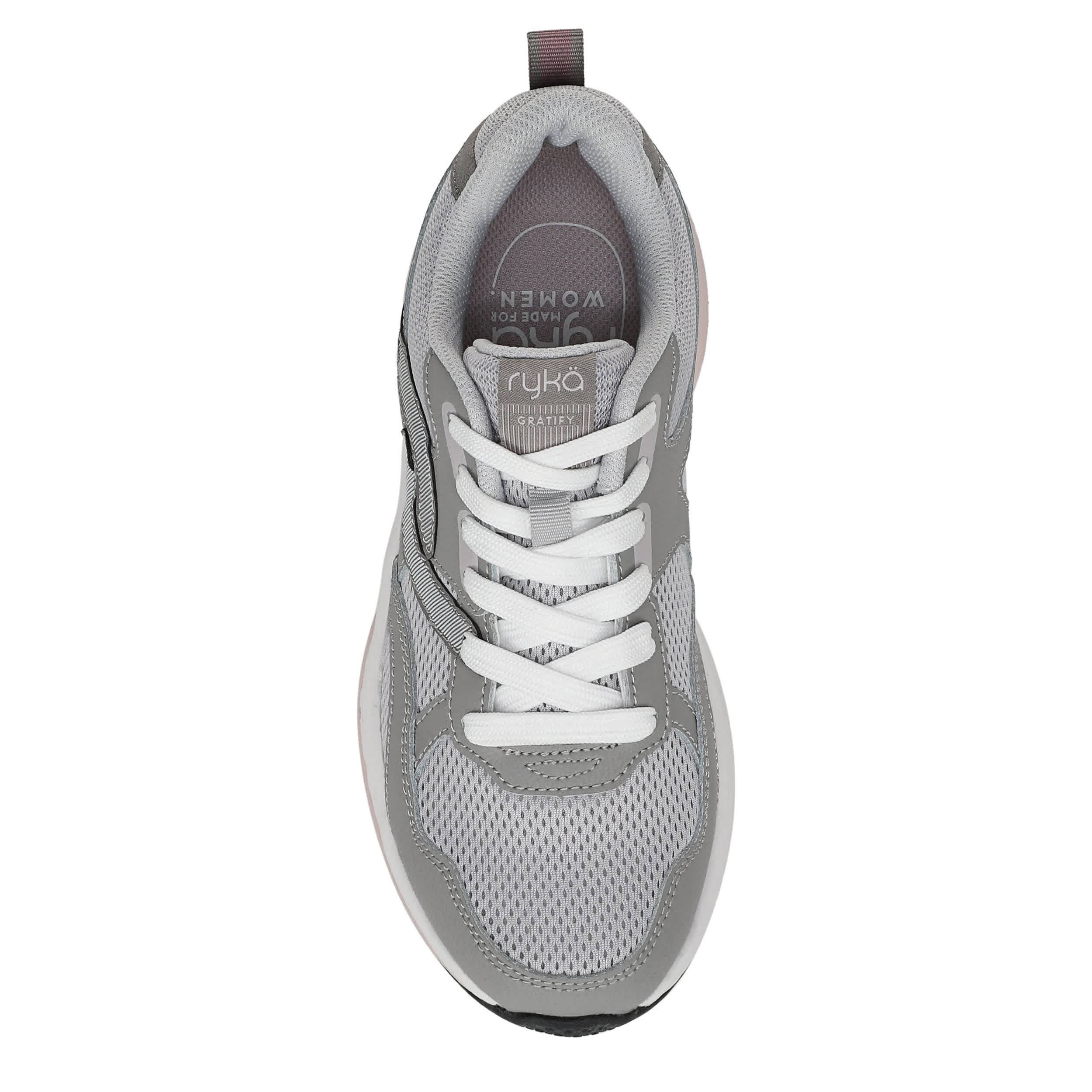 RYKA-WOMENS GRATIFY WALKING SNEAKER-GREY & 