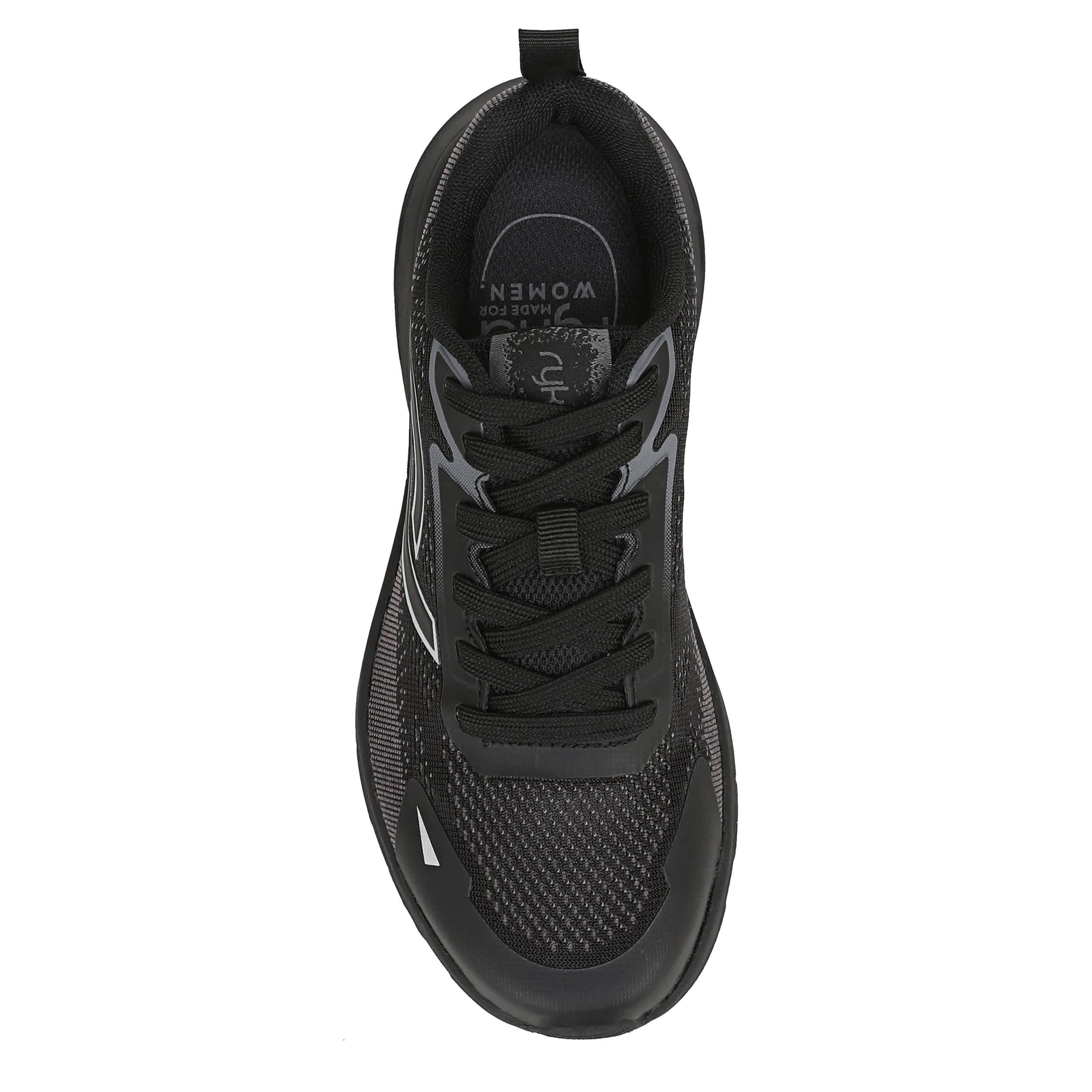 RYKA-WOMENS DEVINE WALKING SNEAKER-BLACK & 