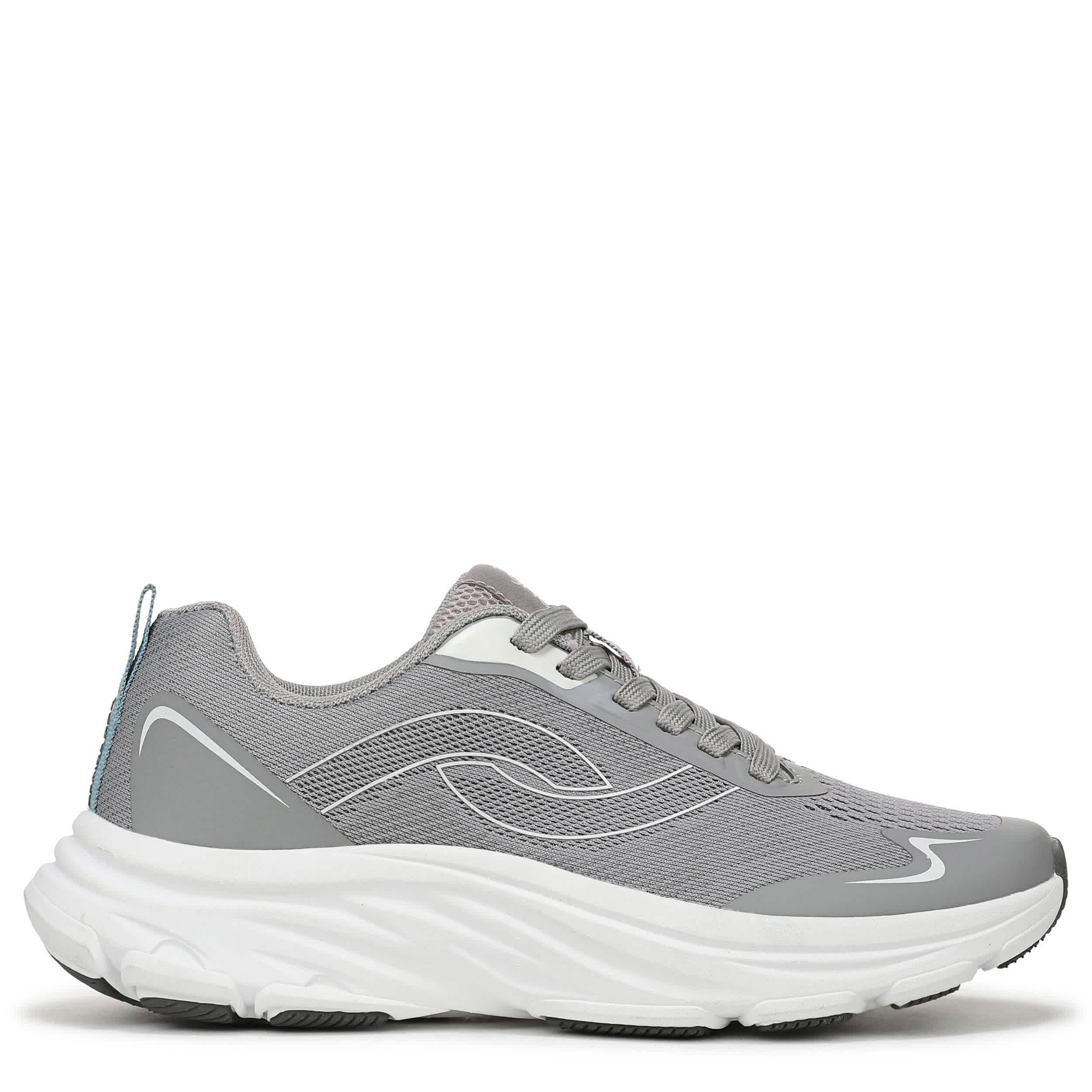 RYKA-WOMENS DEVINE MAX WALKING SNEAKER-GREY & 