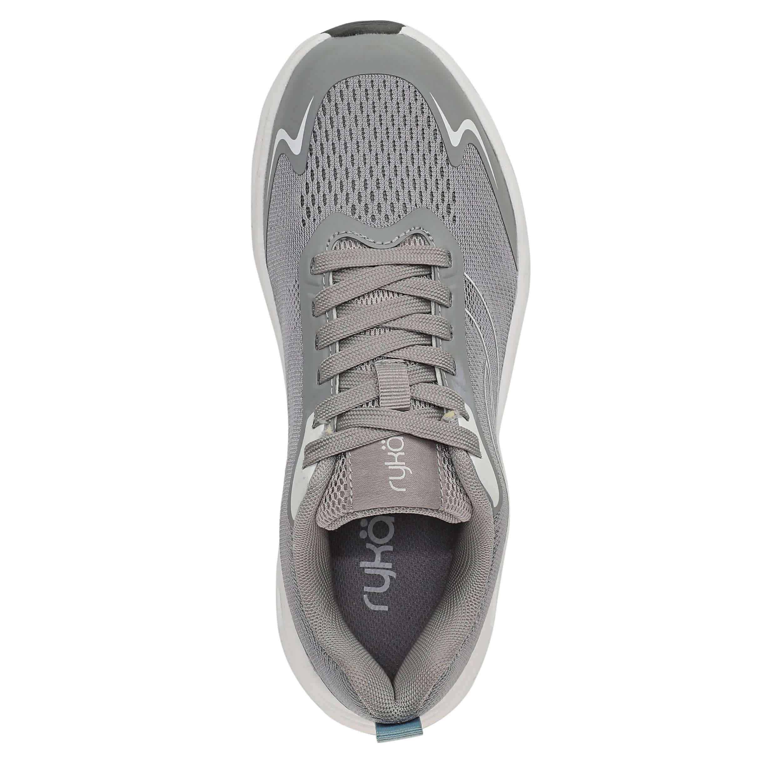 RYKA-WOMENS DEVINE MAX WALKING SNEAKER-GREY & 