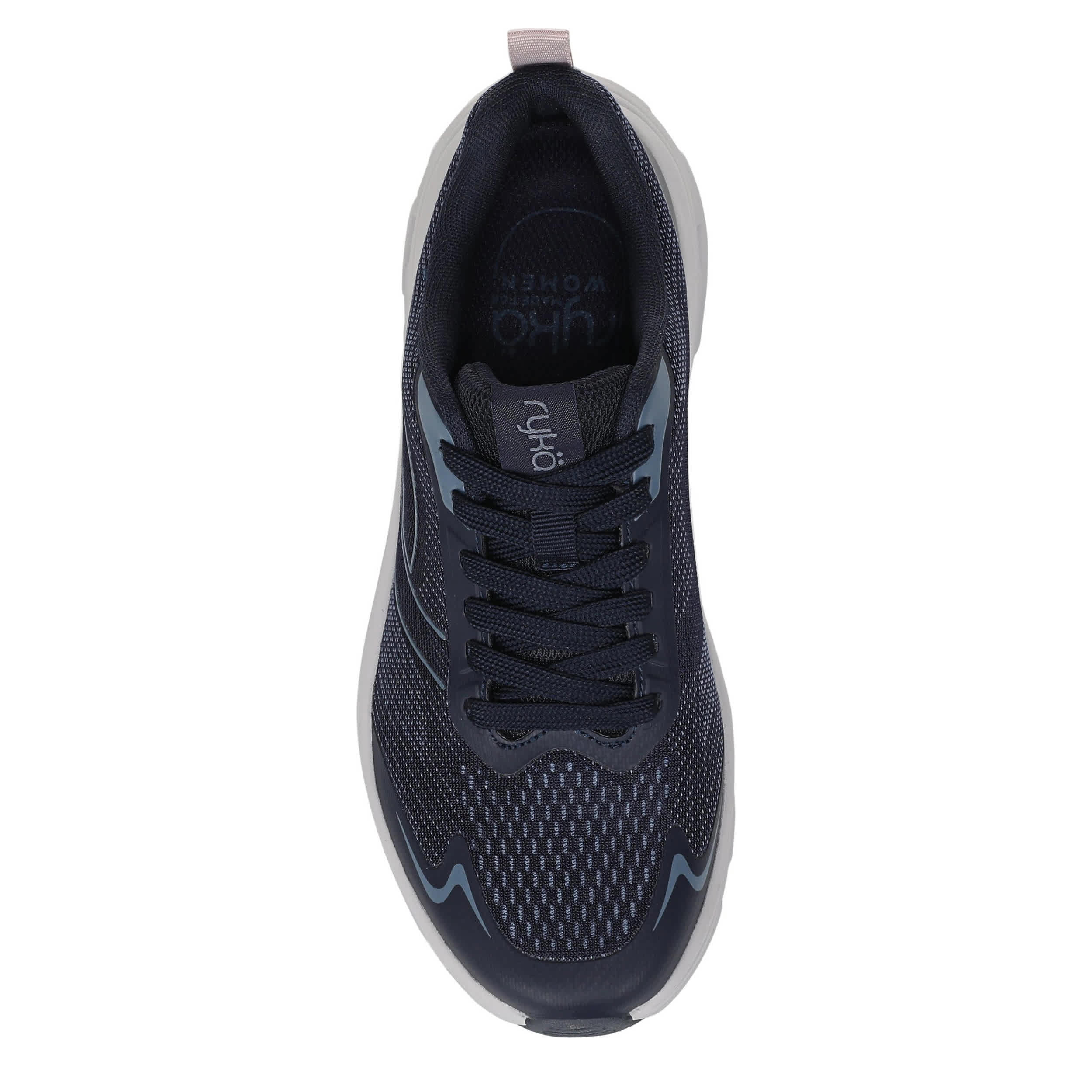 RYKA-WOMENS DEVINE MAX WALKING SNEAKER-DARK BLUE & 