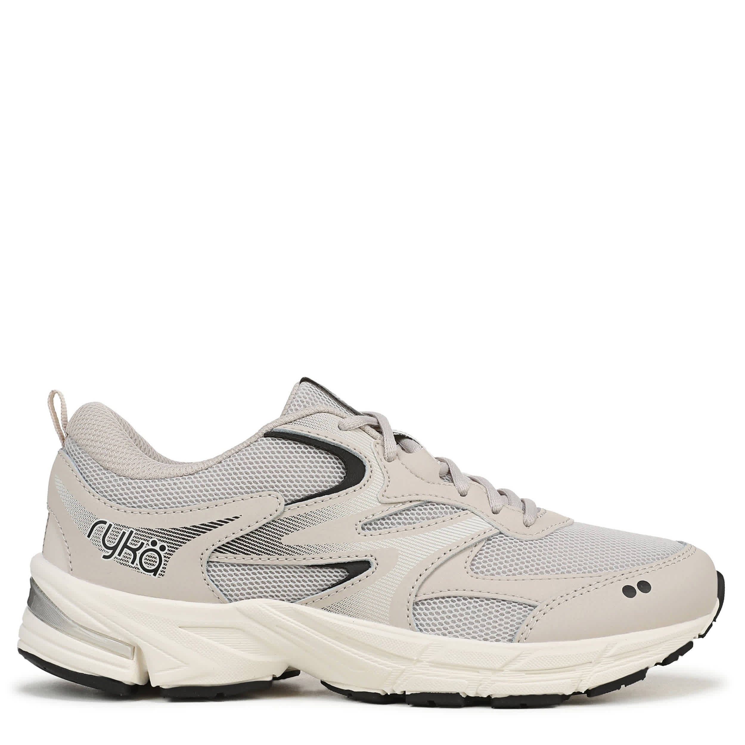 RYKA-WOMENS INVOKE 2 WALKING SNEAKER-WHITE & TAUPE