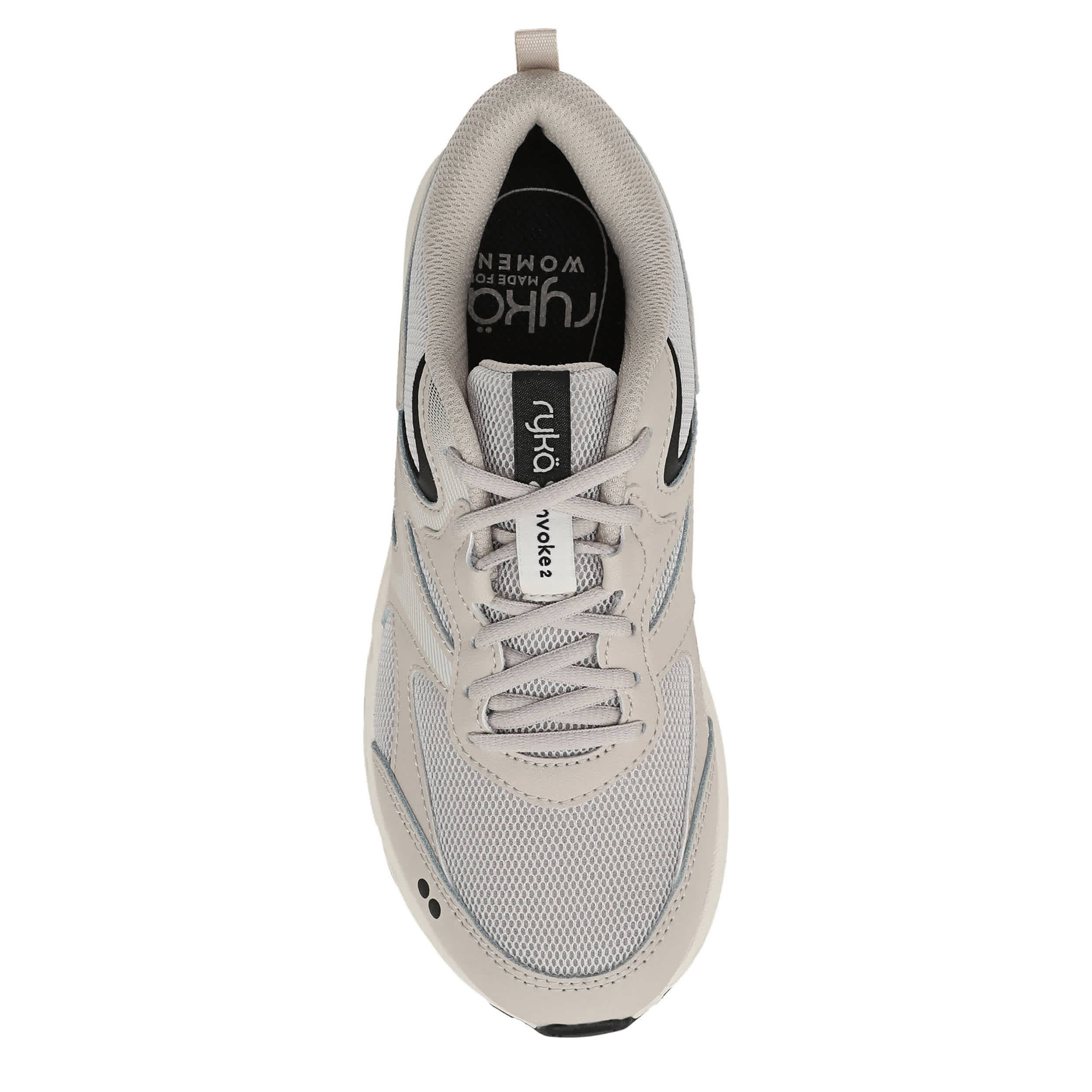 RYKA-WOMENS INVOKE 2 WALKING SNEAKER-WHITE & TAUPE