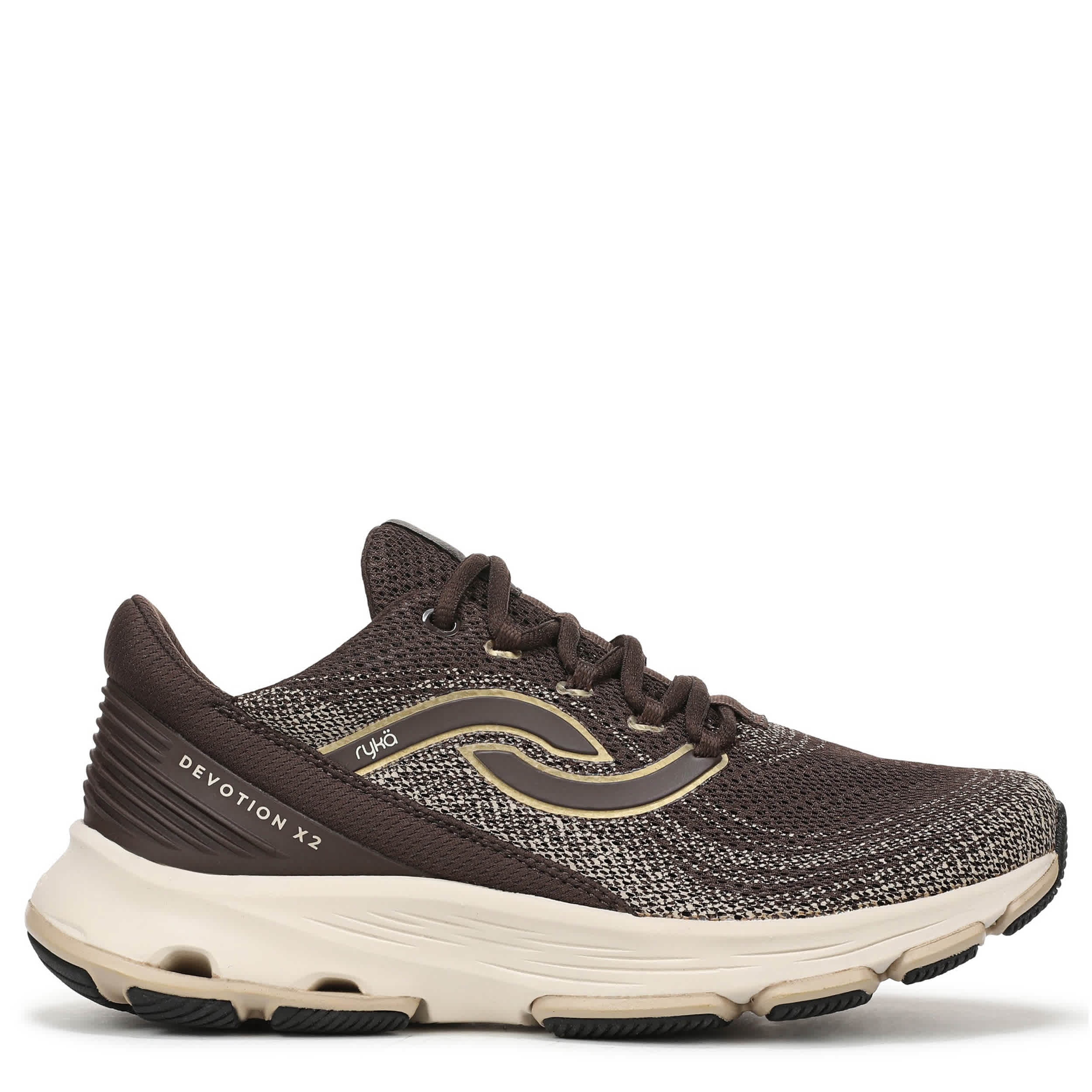 RYKA-WOMENS DEVOTION X 2 WALKING SNEAKER-BROWN & 
