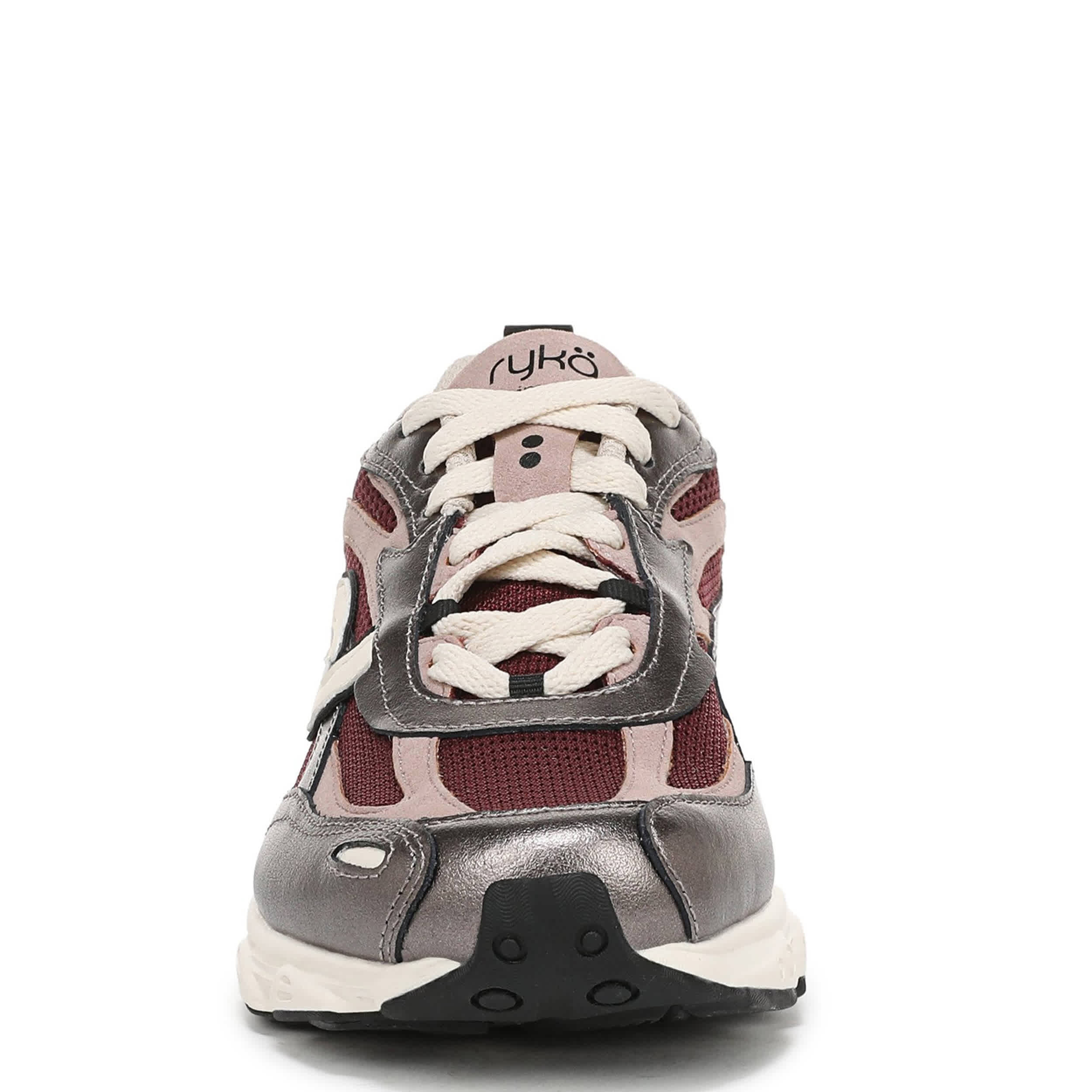 RYKA-WOMENS ULTIMATE X WALKING SNEAKER-BURGUNDY & PEWTER