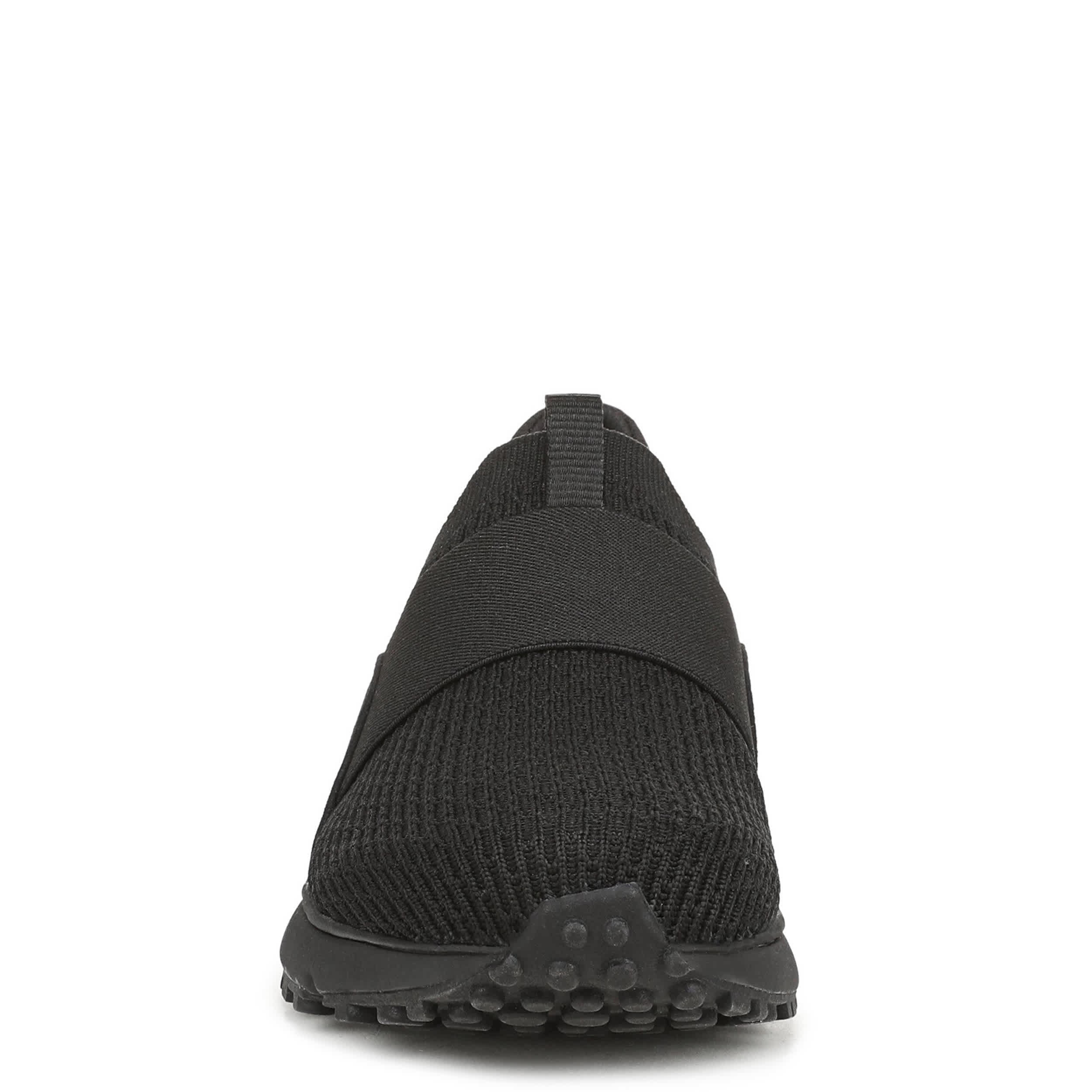 RYKA-WOMENS JUMPSTART KNIT WALKING SNEAKER-BLACK & BLACK