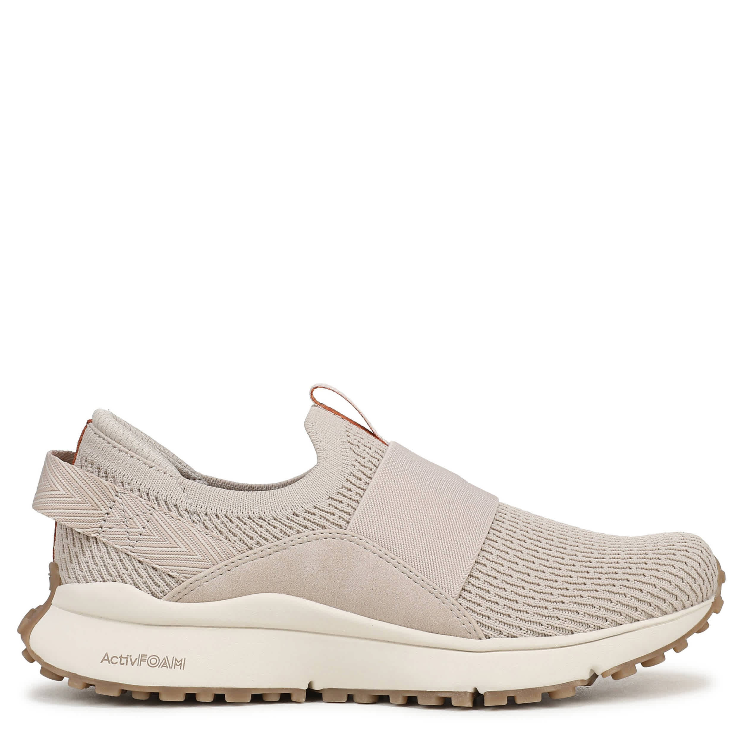 RYKA-WOMENS JUMPSTART KNIT WALKING SNEAKER-BEIGE & 