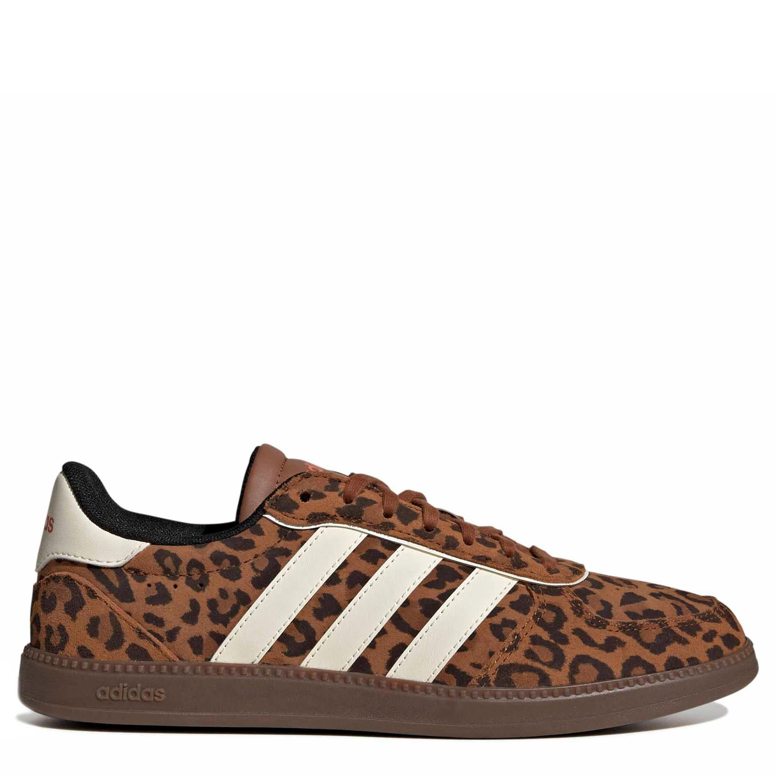 ADIDAS-WOMENS BREAKNET SLEEK SNEAKER-BRONZE & OFF WHITE