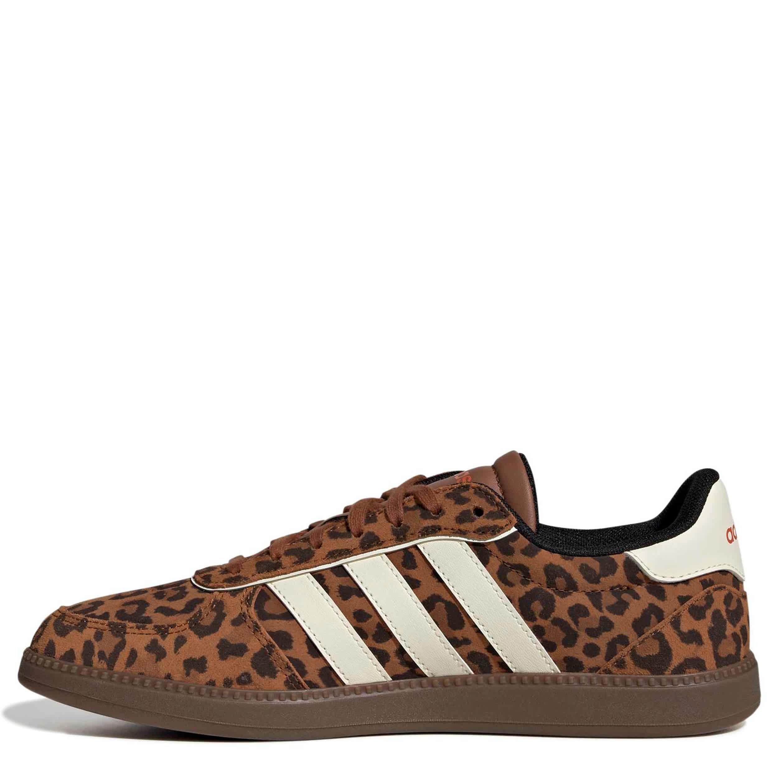 ADIDAS-WOMENS BREAKNET SLEEK SNEAKER-BRONZE & OFF WHITE